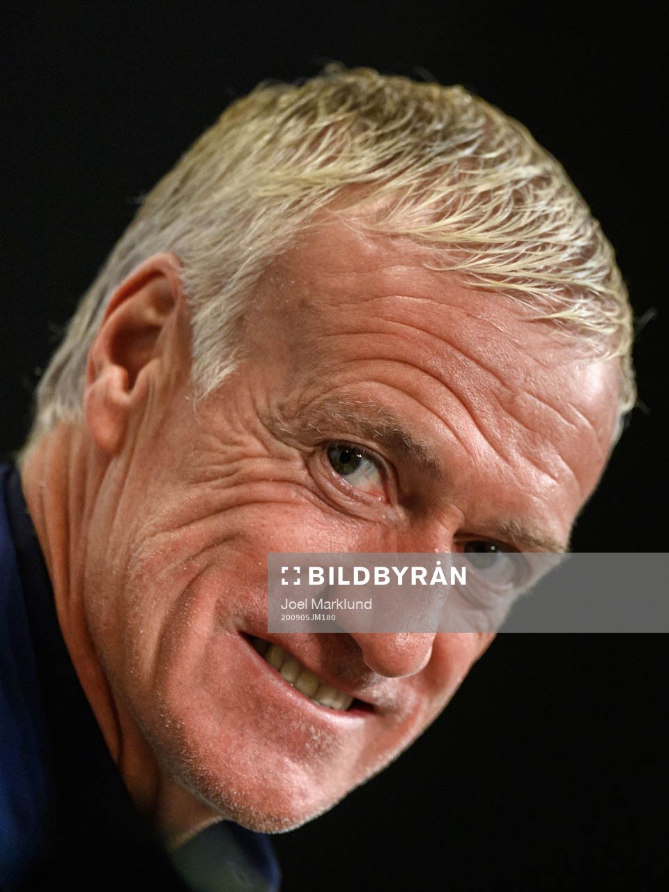 Head coach Didier Deschamps of France at a press conference