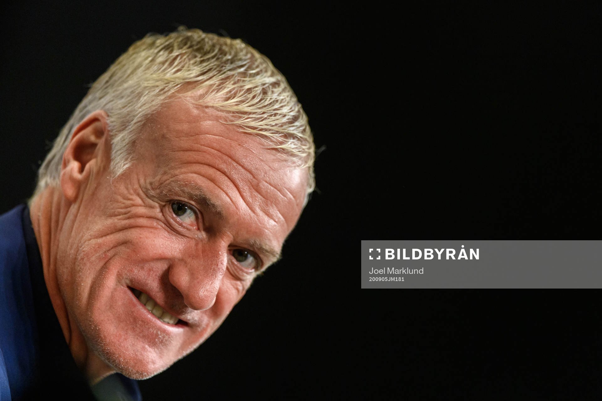 Head coach Didier Deschamps of France at a press conference