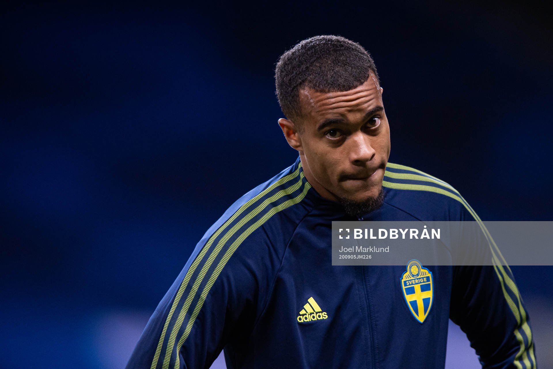 Robin Quaison of Sweden