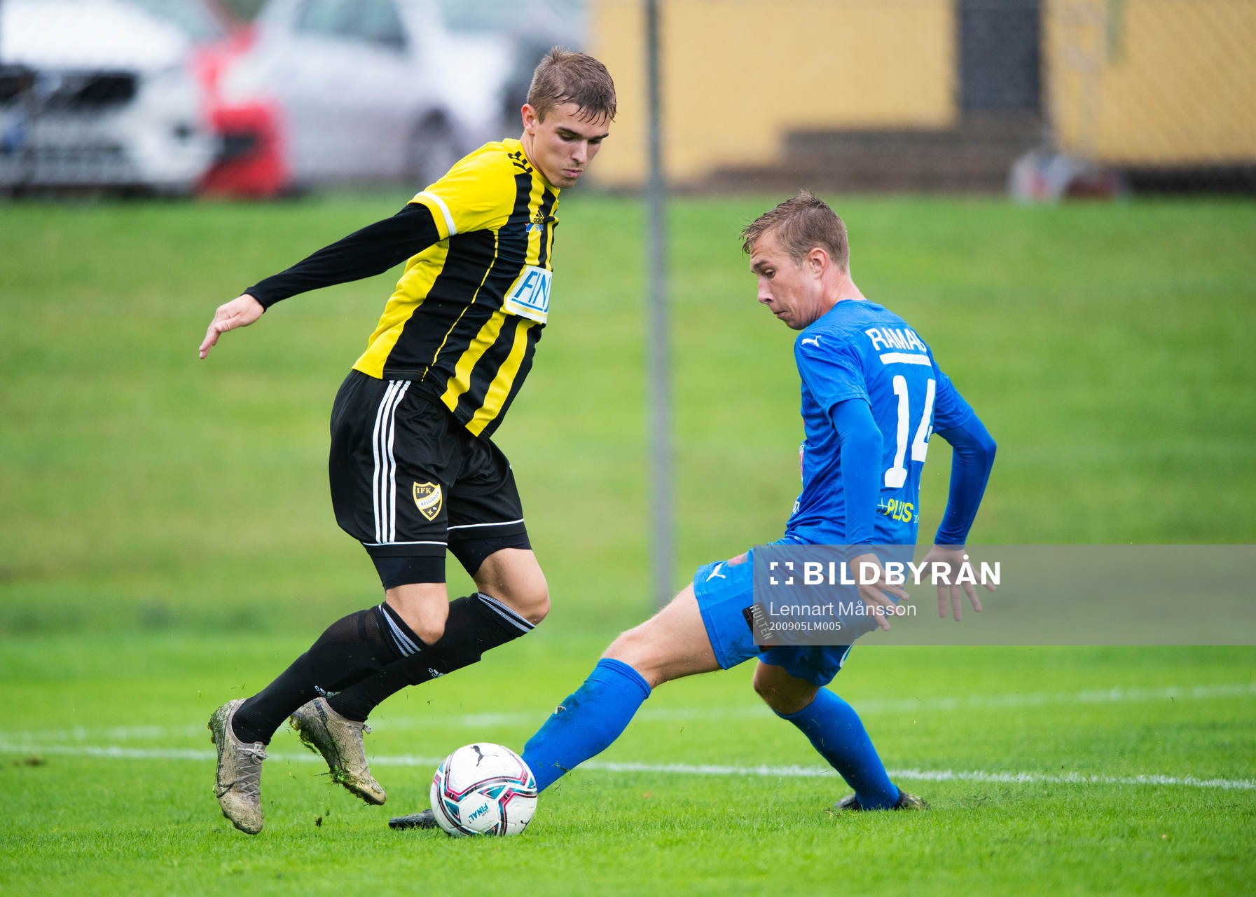 IFK Hässleholms Elliot Nilsson i matchen mellan Nosaby IF