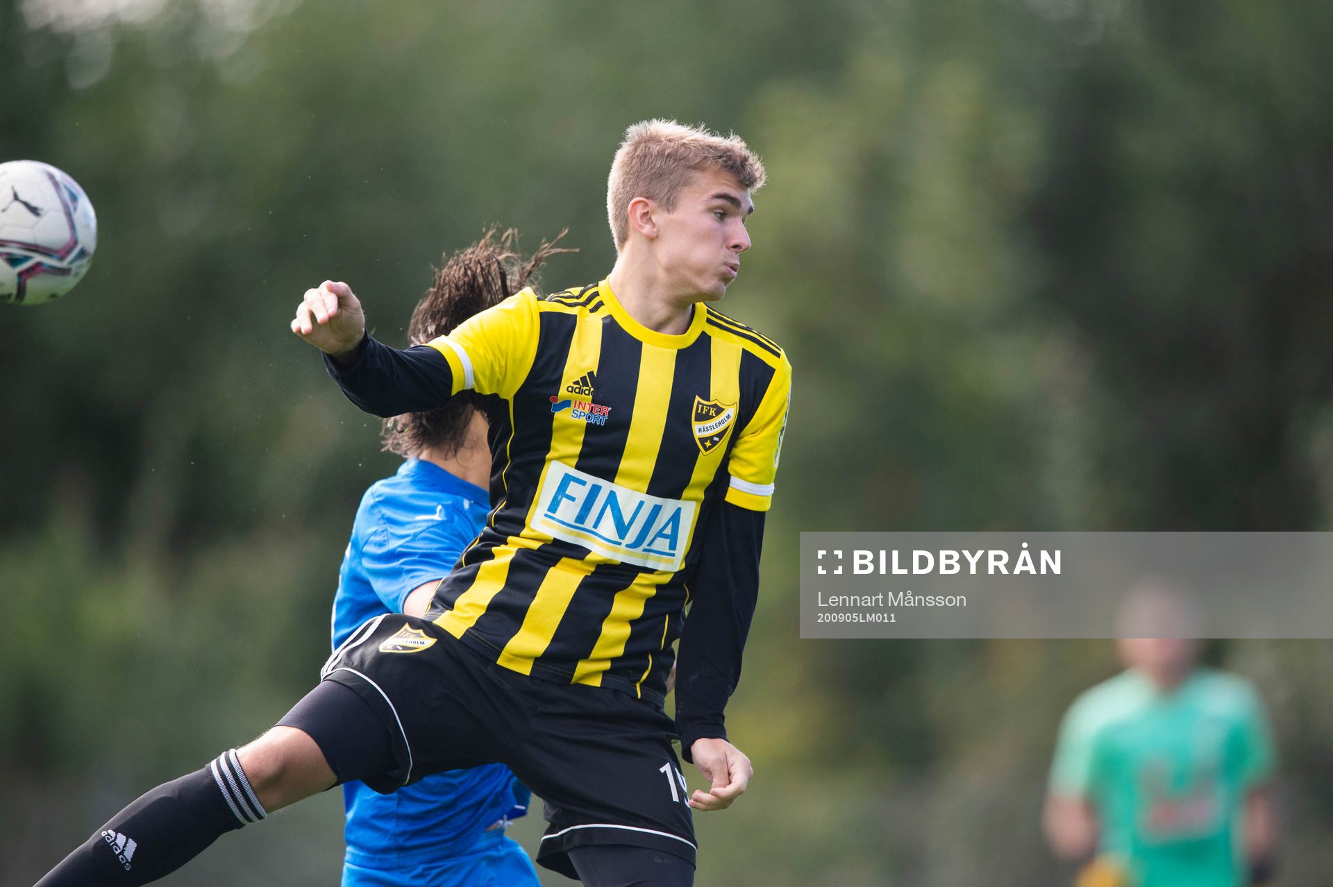 IFK Hässleholms Elliot Nilsson i matchen mellan Nosaby IF