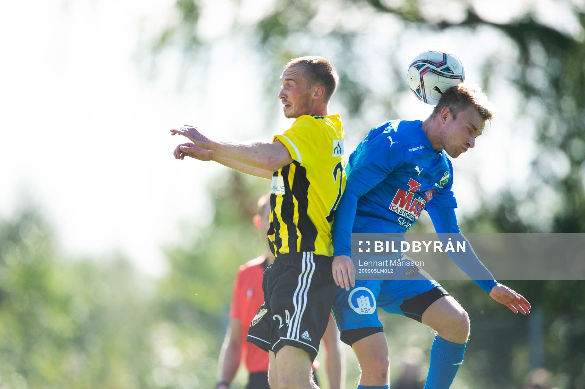IFK Hässleholms Albin Nilsson i matchen mellan Nosaby IF