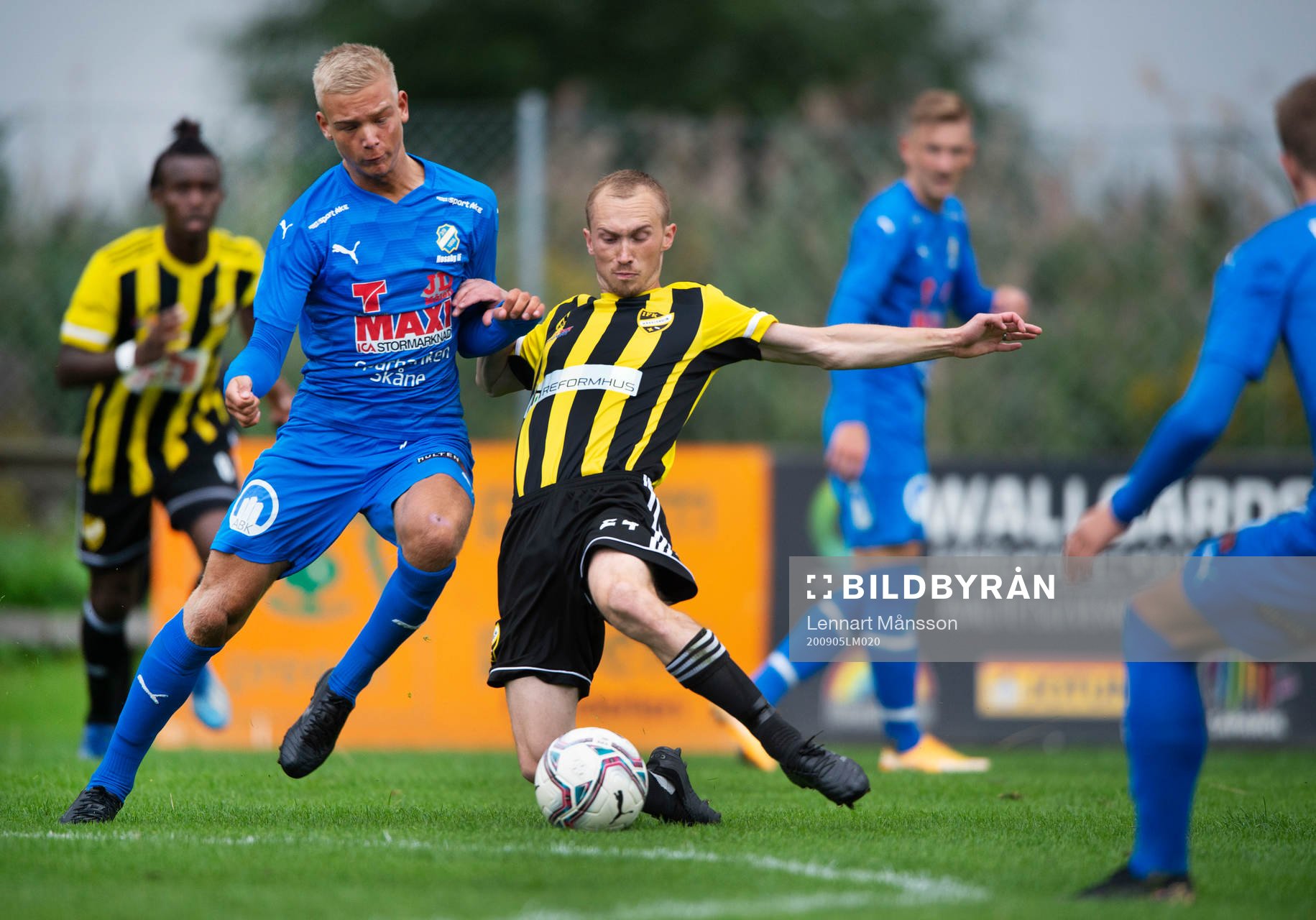 IFK Hässleholms Albin Nilsson i matchen mellan Nosaby IF