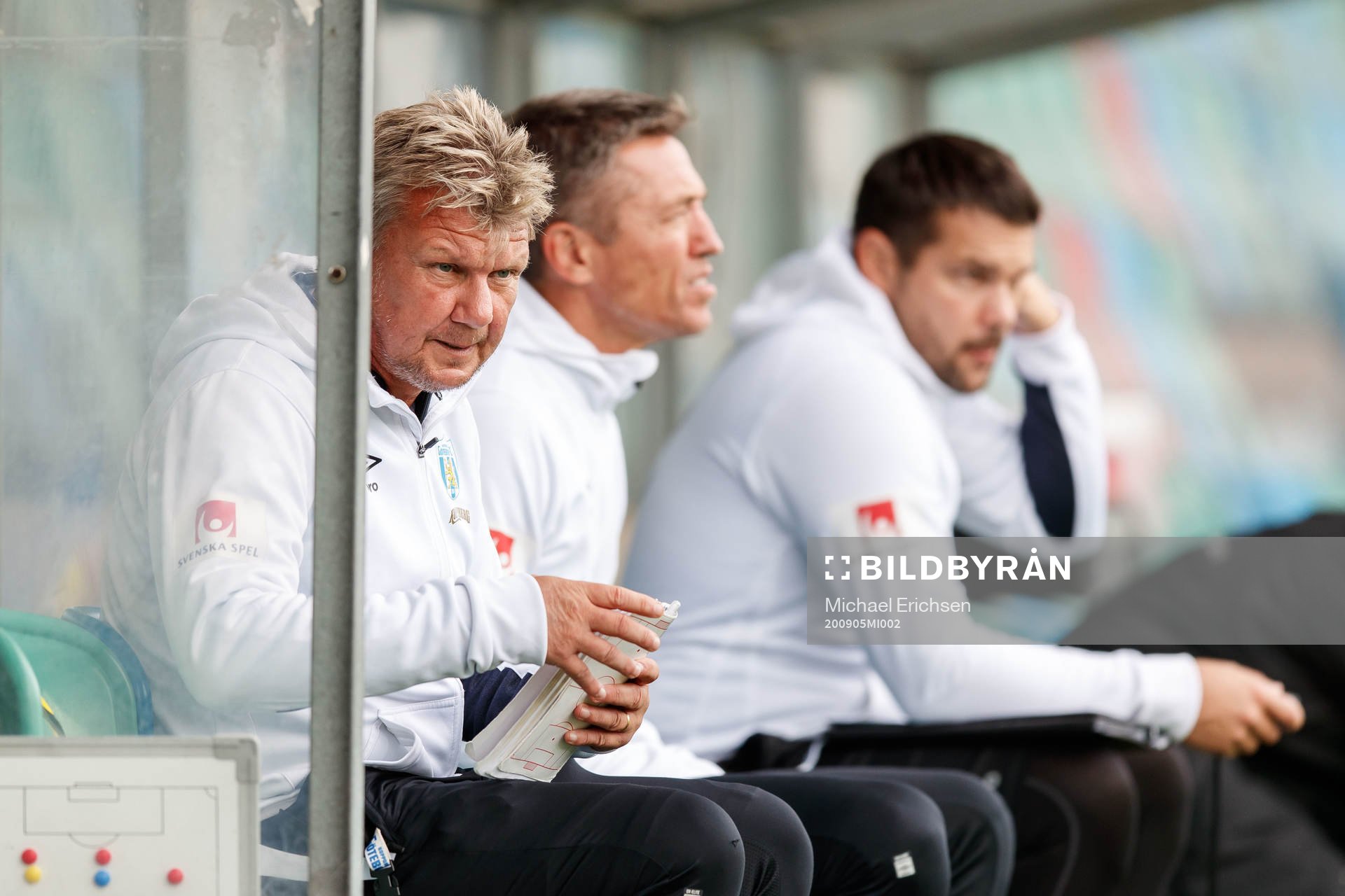 Göteborgs assisterande tränare Jörgen Ericsson och