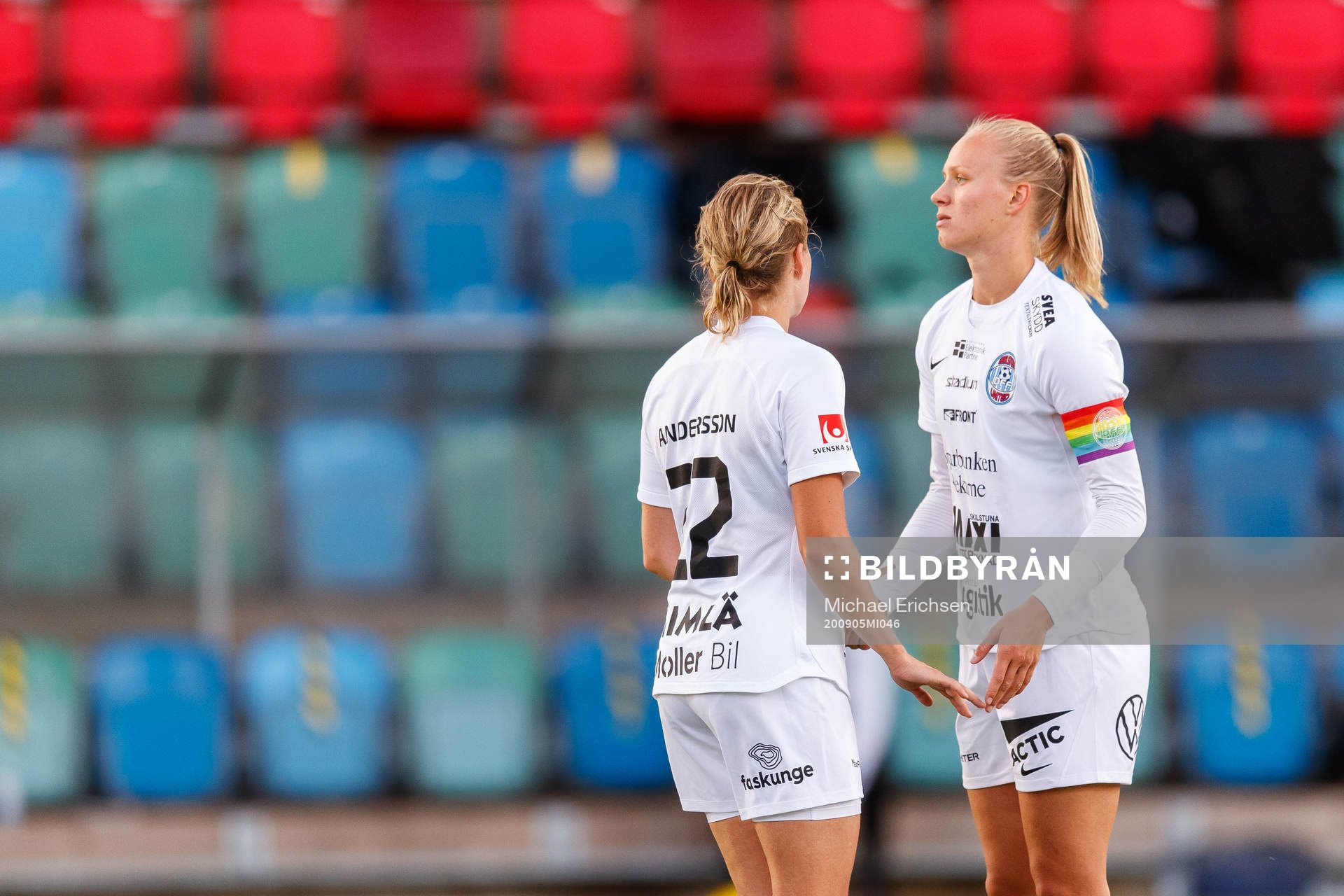 Eskilstunas Fanny Andersson och Matilda Plan deppar