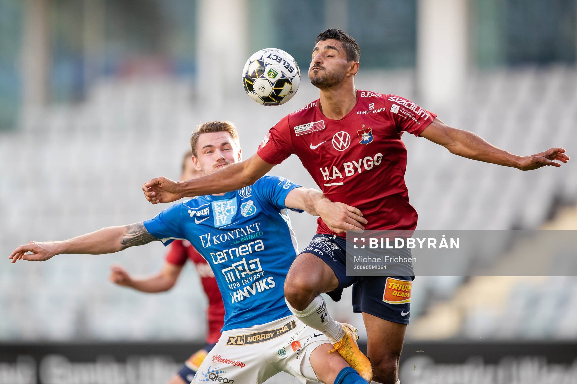 Norrbys Rasmus Örqvist och Örgrytes Ailton Jose Almeida