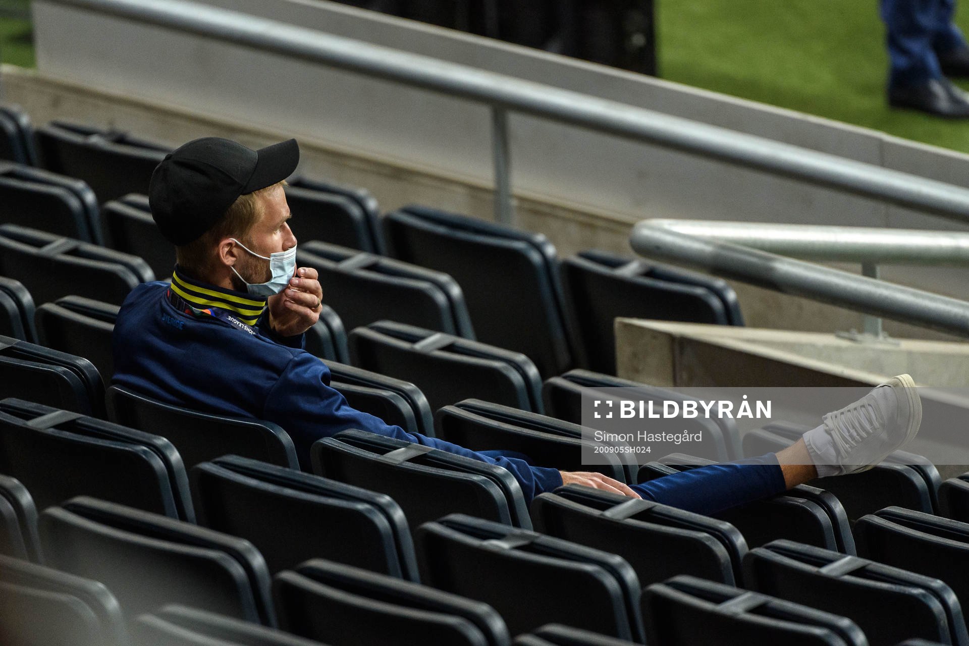 Sebastian Andersson of Sweden in the stands