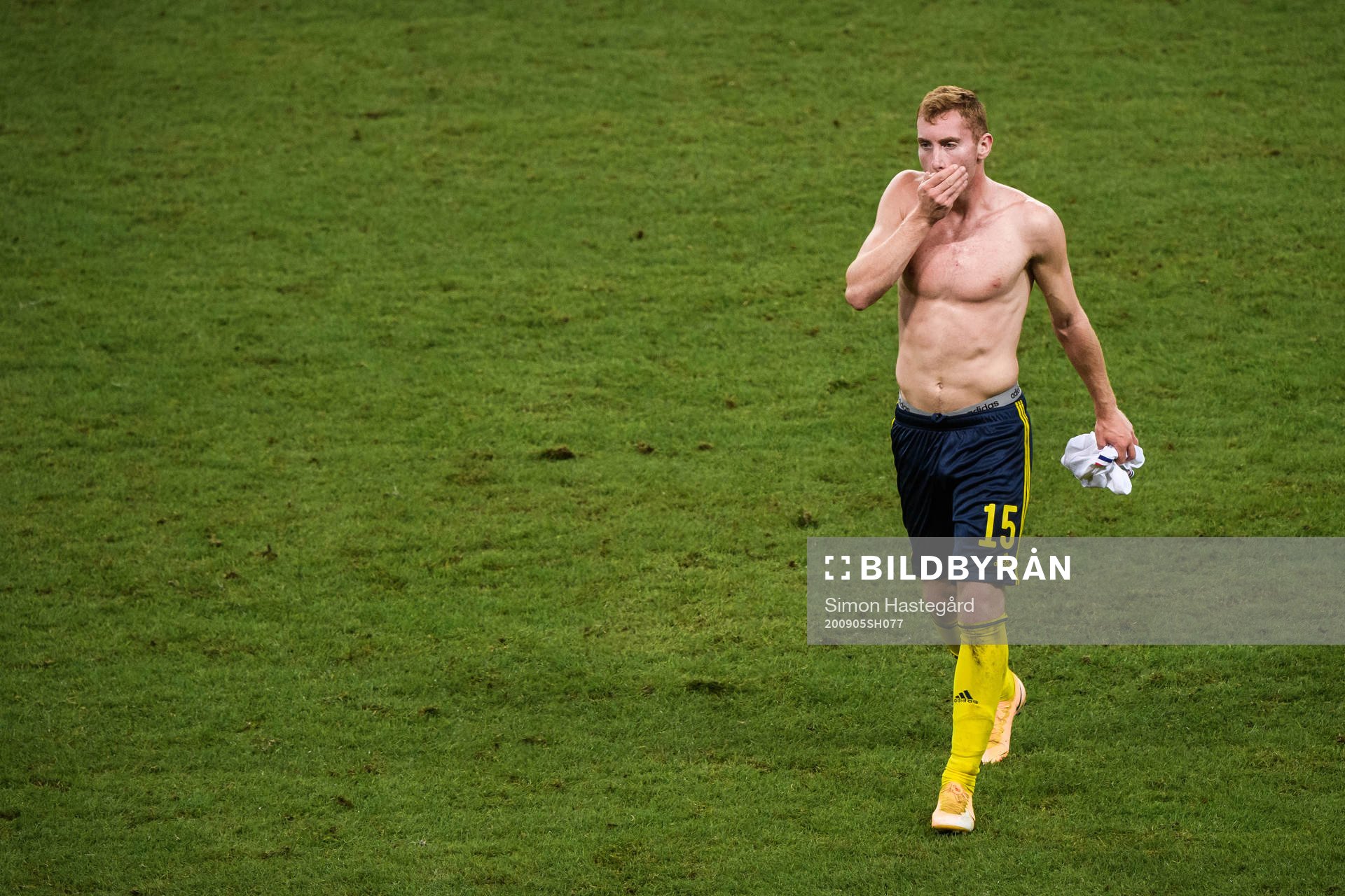 Dejan Kulusevski of Sweden looks dejected