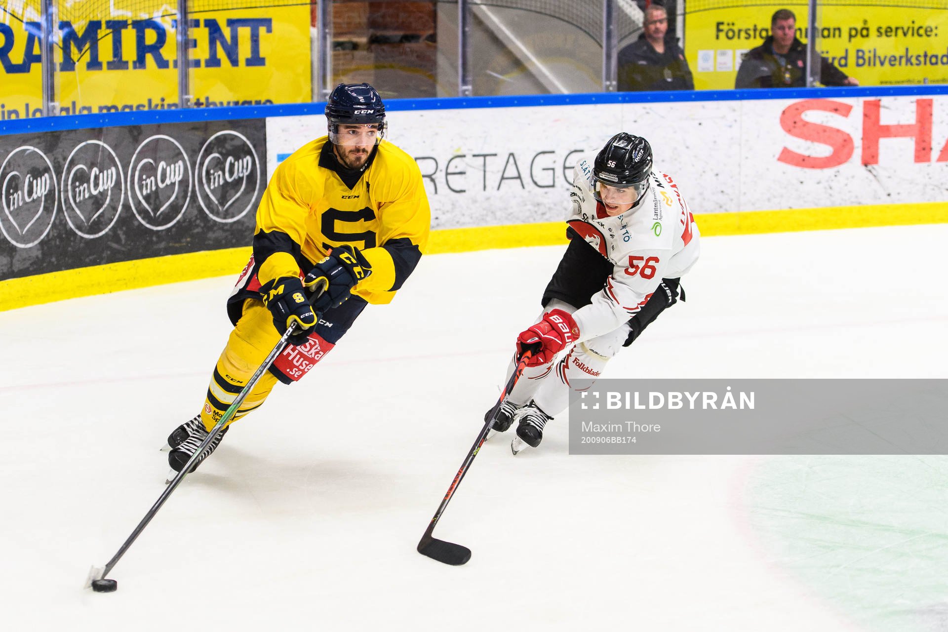 Södertäljes Jacob Dahlström och Vita Hästens Albert