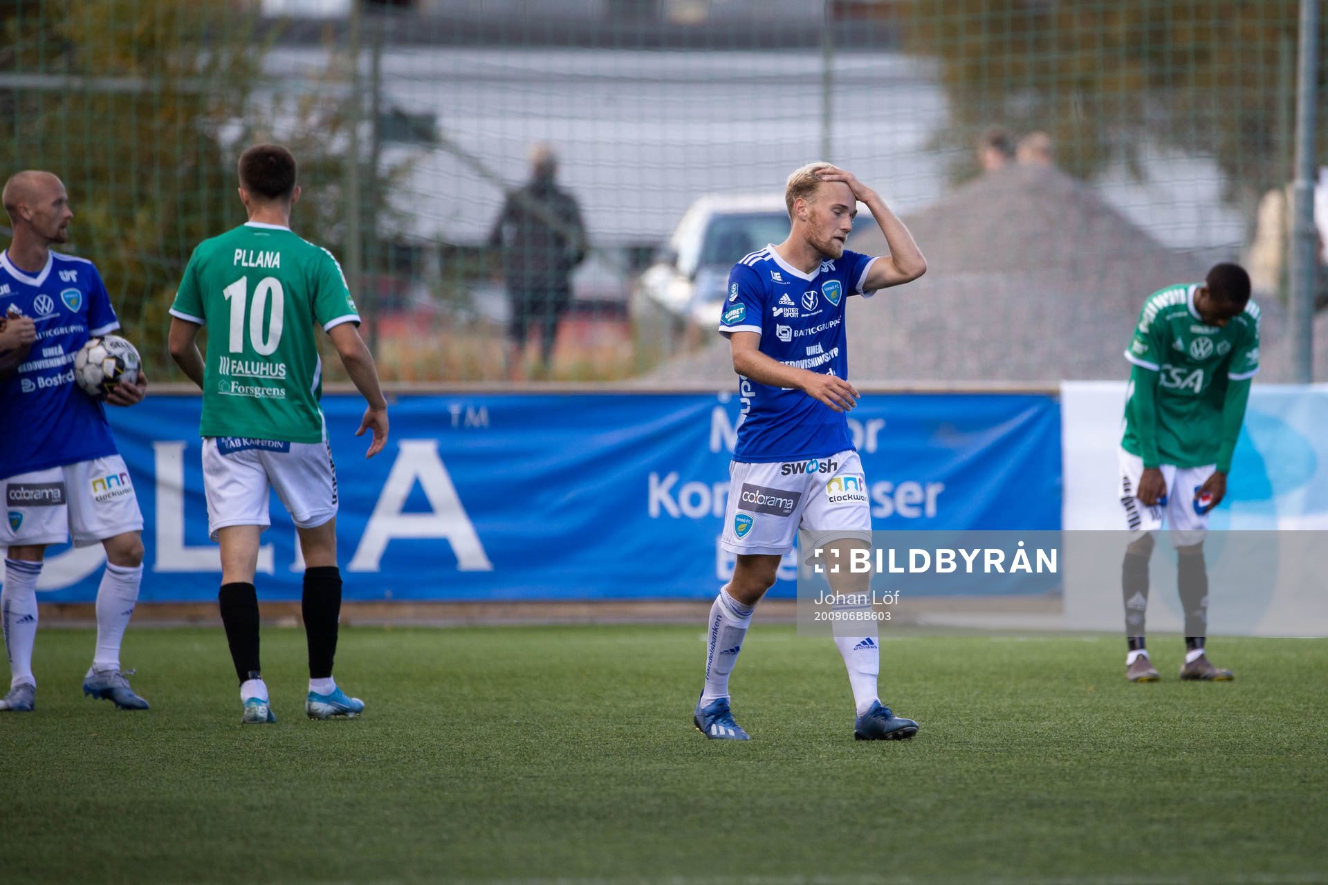 Umeås Jens Stigedahl deppar