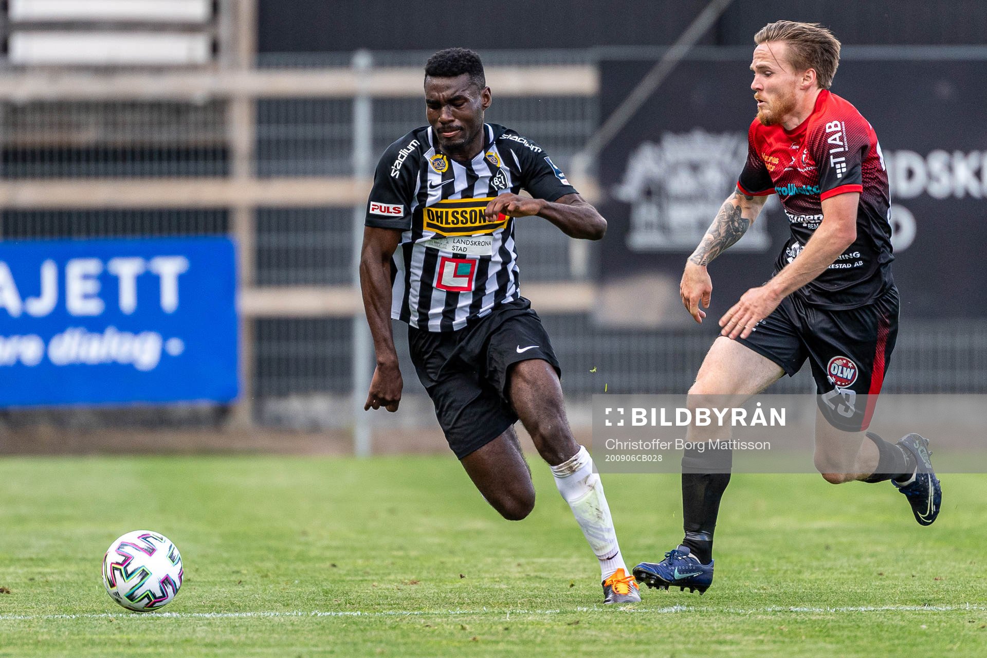 Landskronas Patrick Nwadike mot Trollhättans Jonas