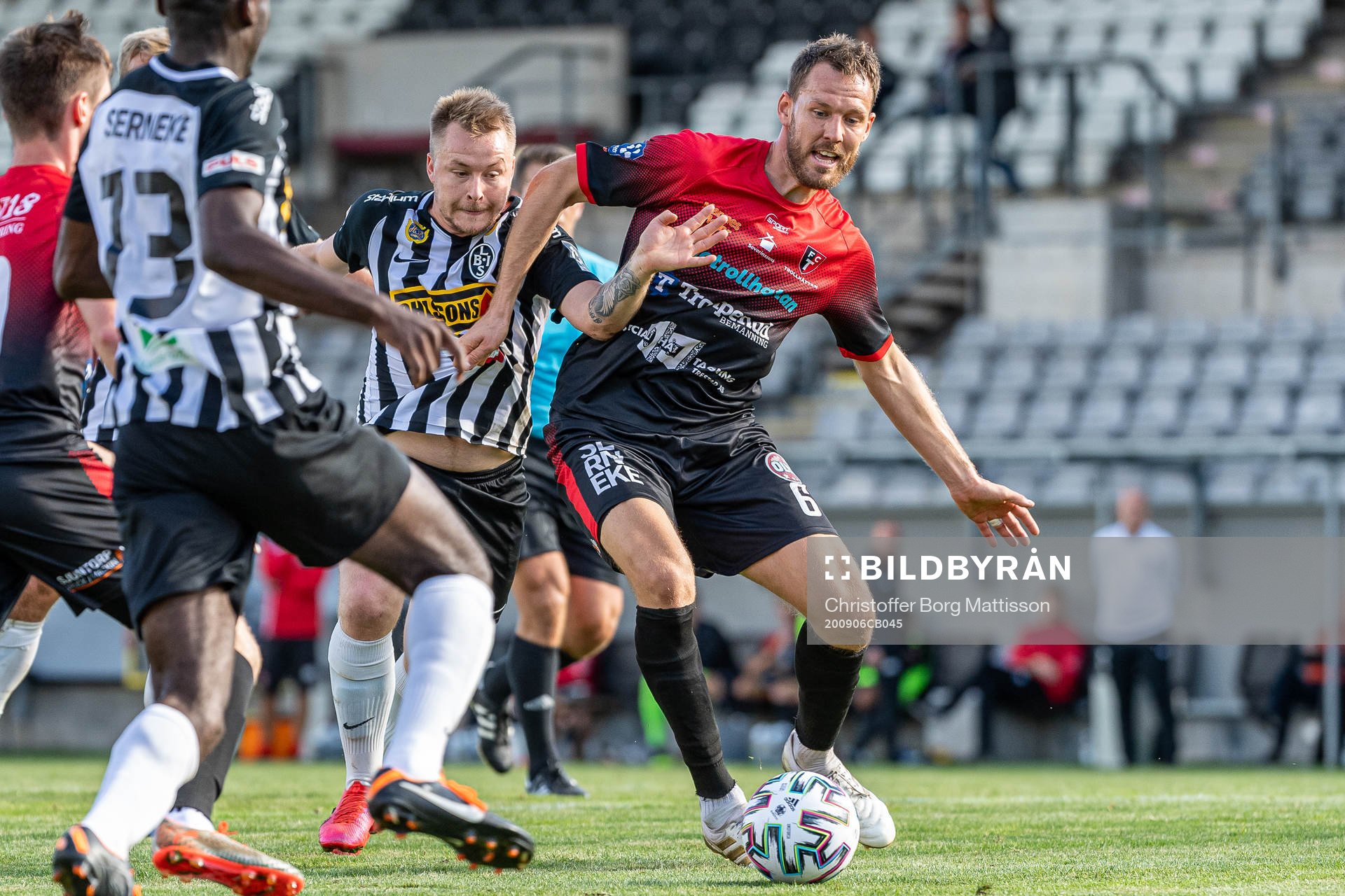Landskronas Niklas Nielsen mot Trollhättans Anders Mogren