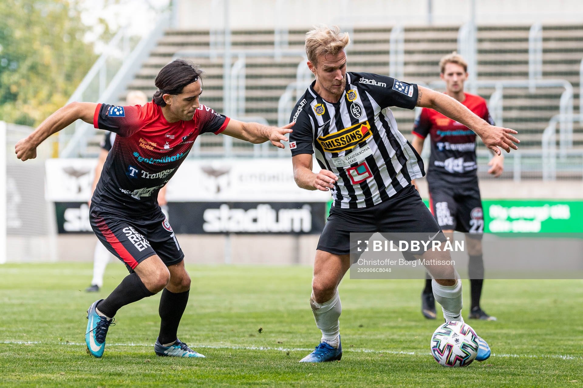 Trollhättans Jake Weisbrod mot Landskronas Linus Olsson