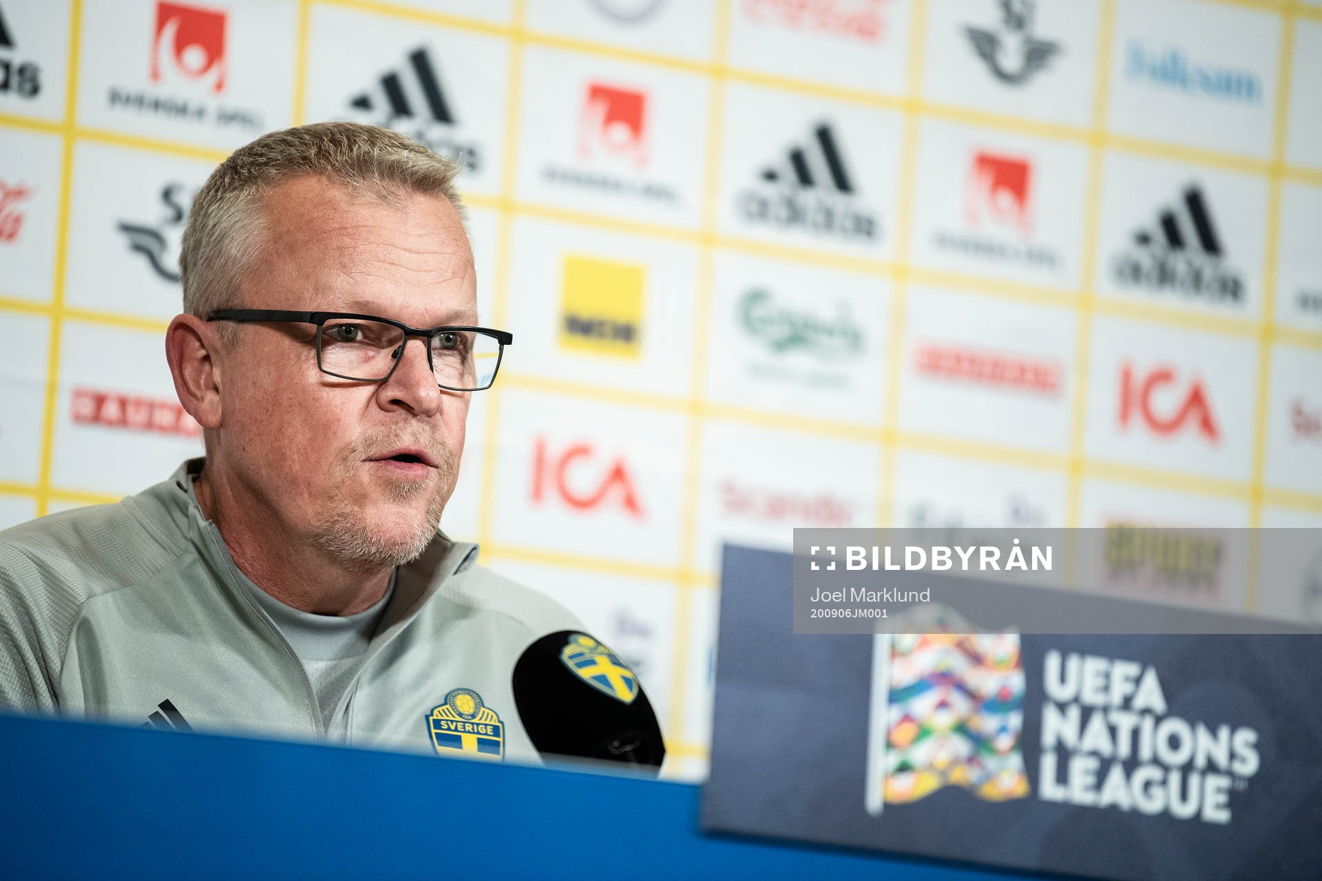 Head coach Janne Andersson of the Swedish national football