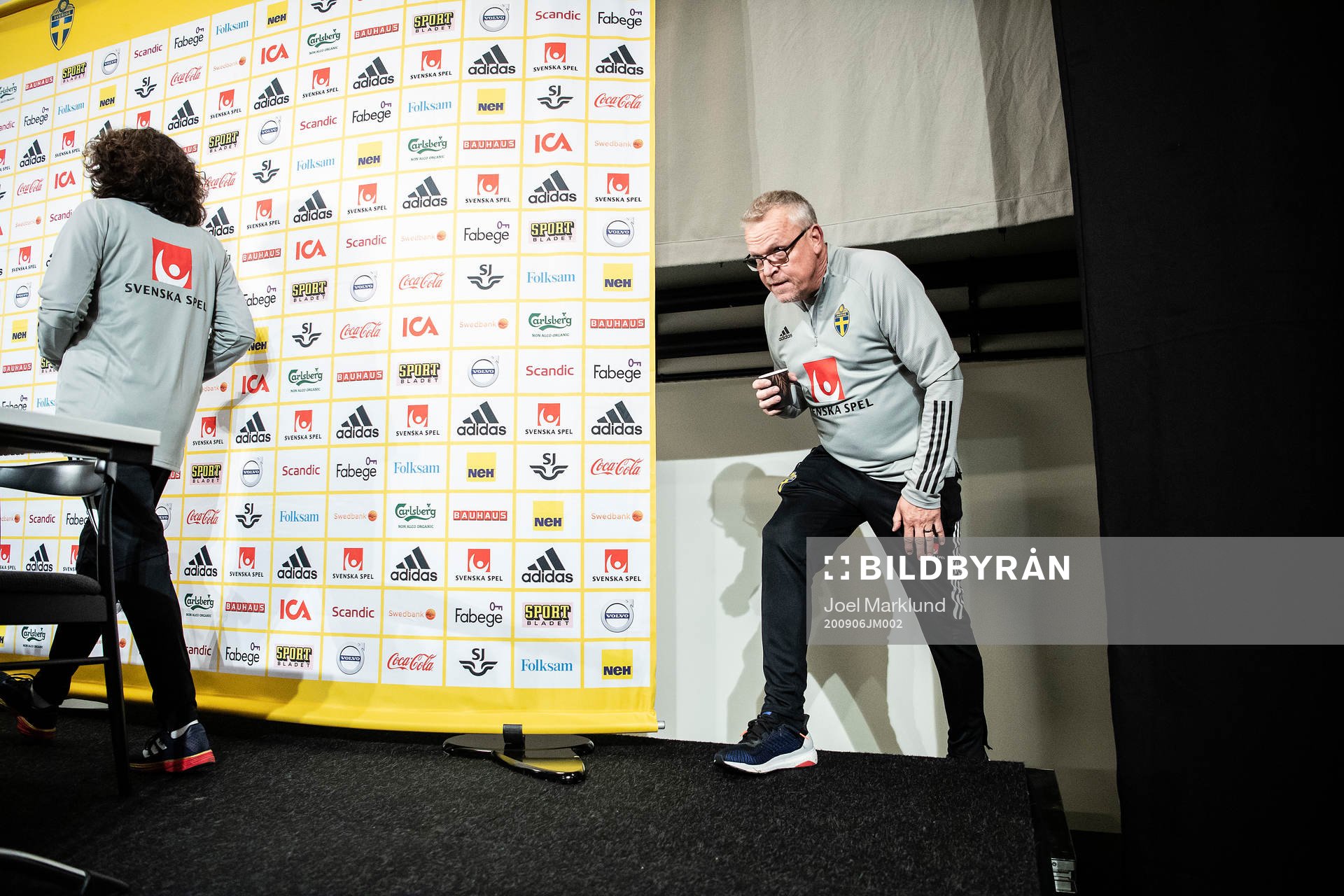 Head coach Janne Andersson of the Swedish national football