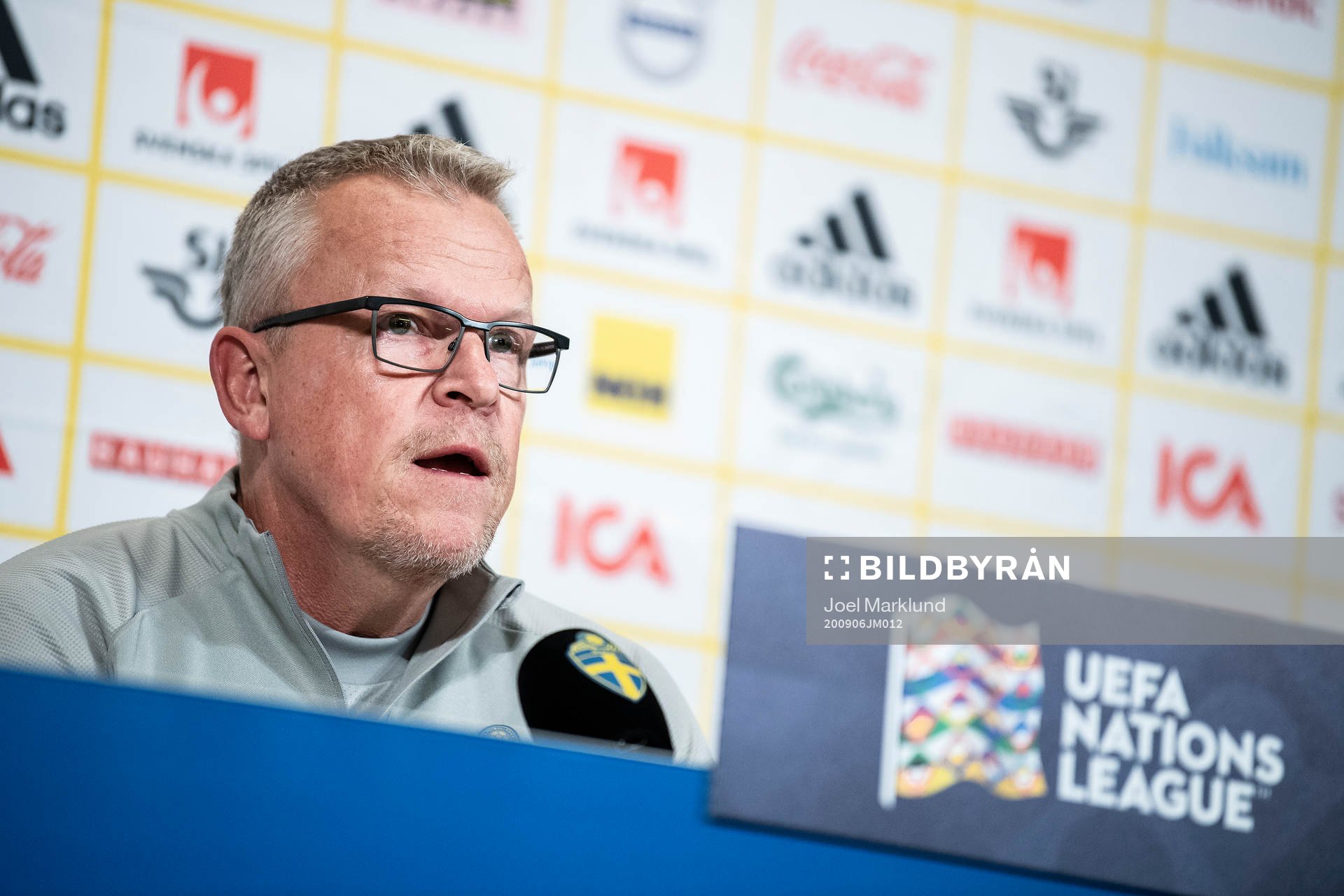 Head coach Janne Andersson of the Swedish national football