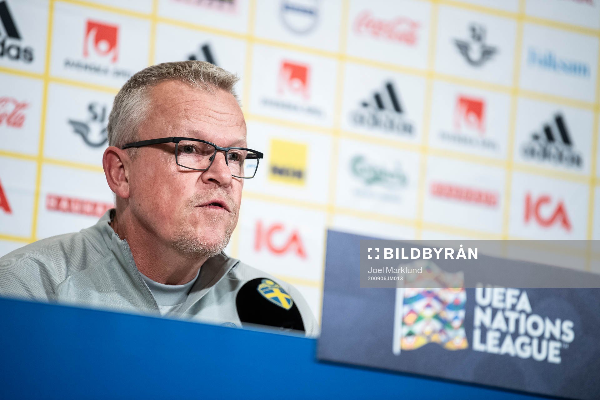 Head coach Janne Andersson of the Swedish national football