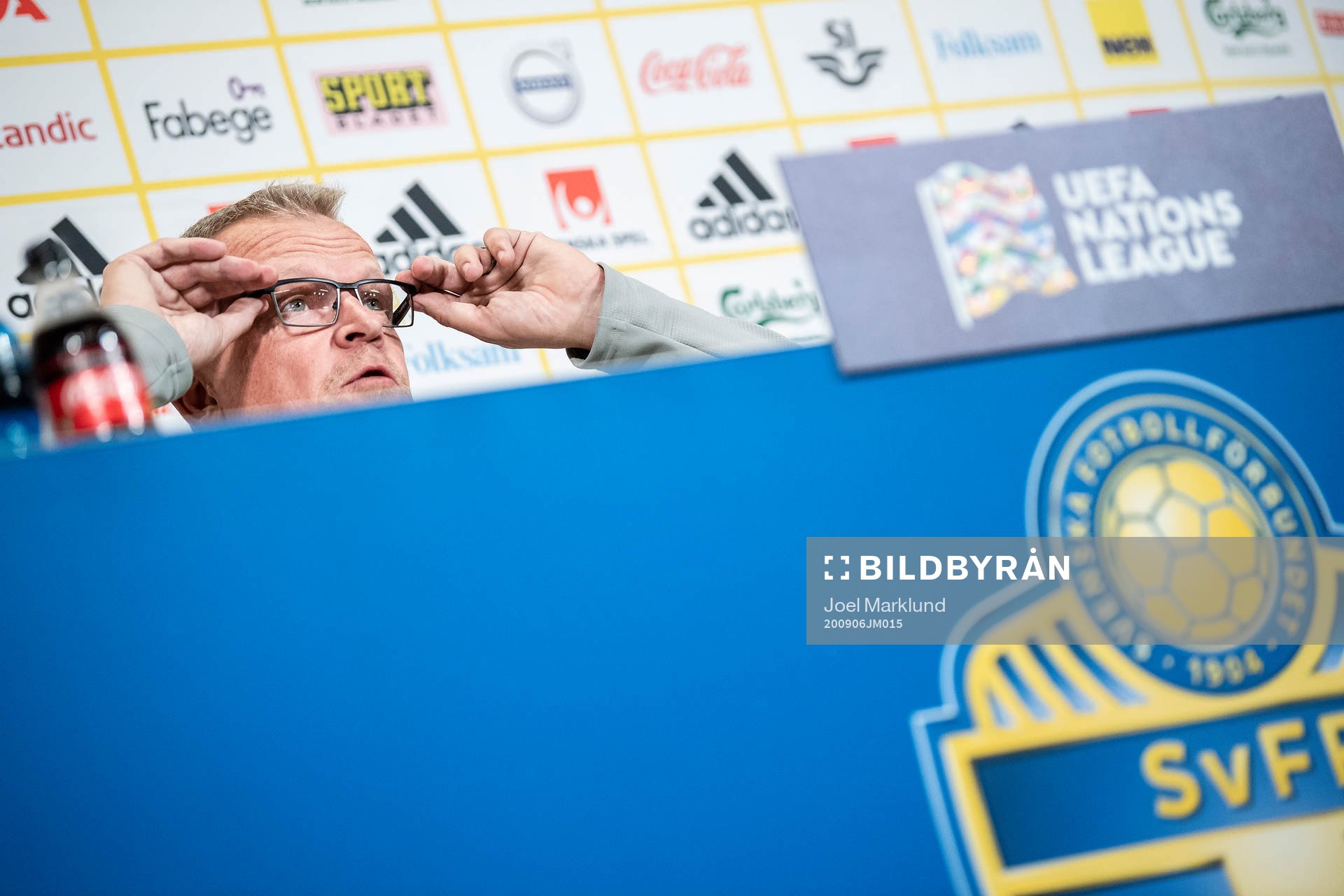 Head coach Janne Andersson of the Swedish national football