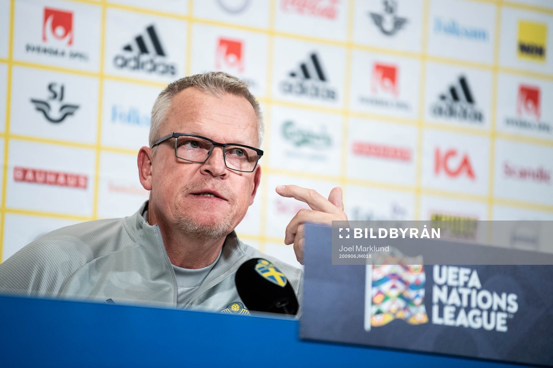 Head coach Janne Andersson of the Swedish national football