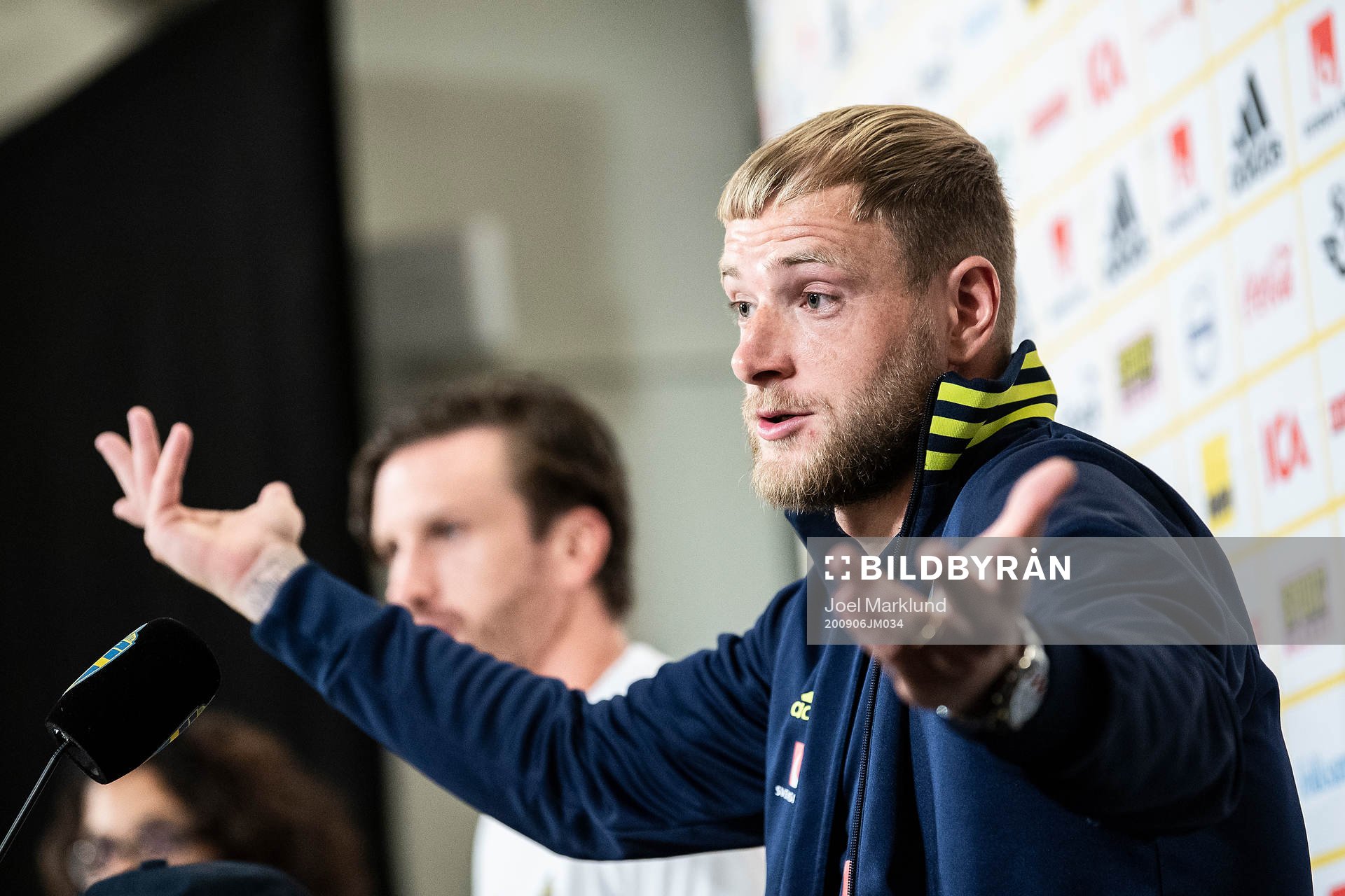 John Guidetti of the Swedish national football team