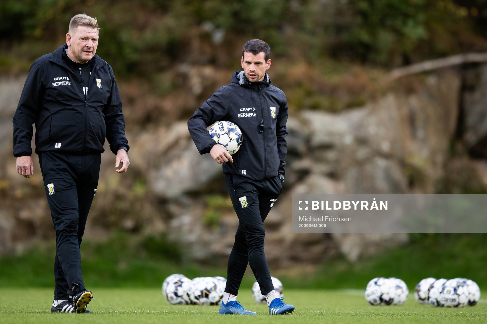 IFK Göteborgs tränare Alf Westerberg och Ferran Sibila