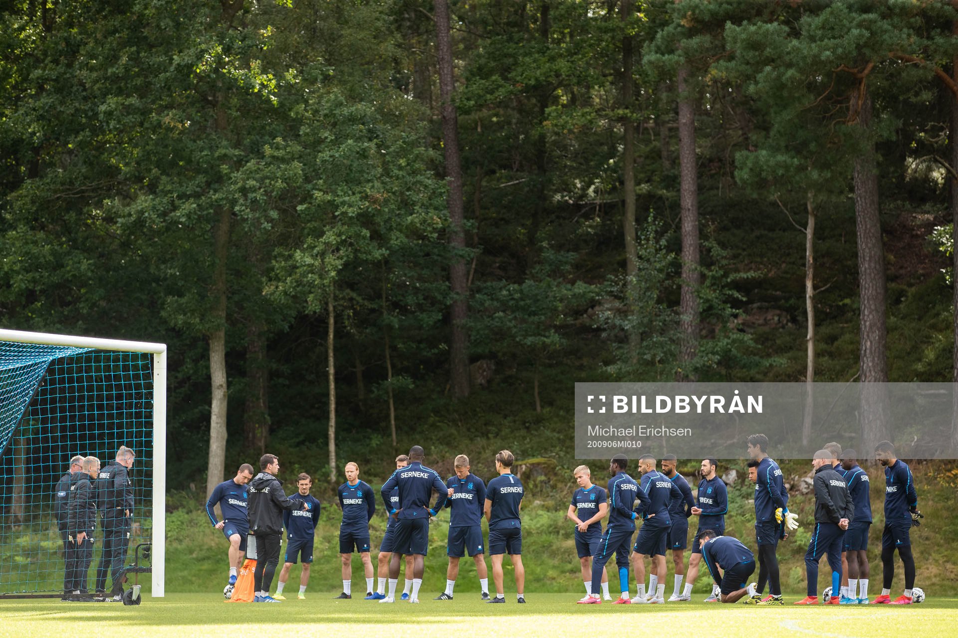 IFK Göteborgs spelare och ledare samlade