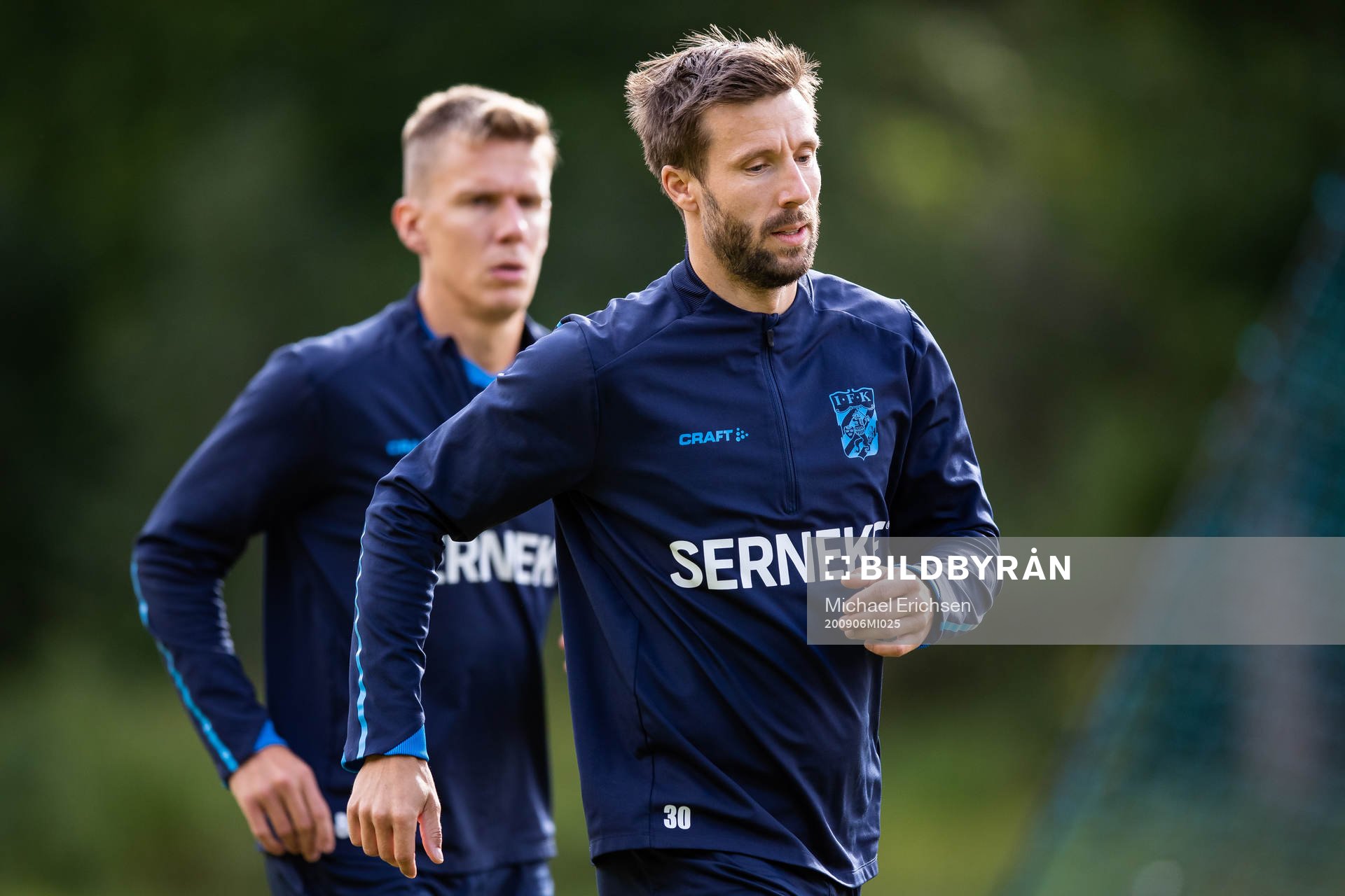IFK Göteborgs Pontus Wernbloom och Mattias Bjärsmyr