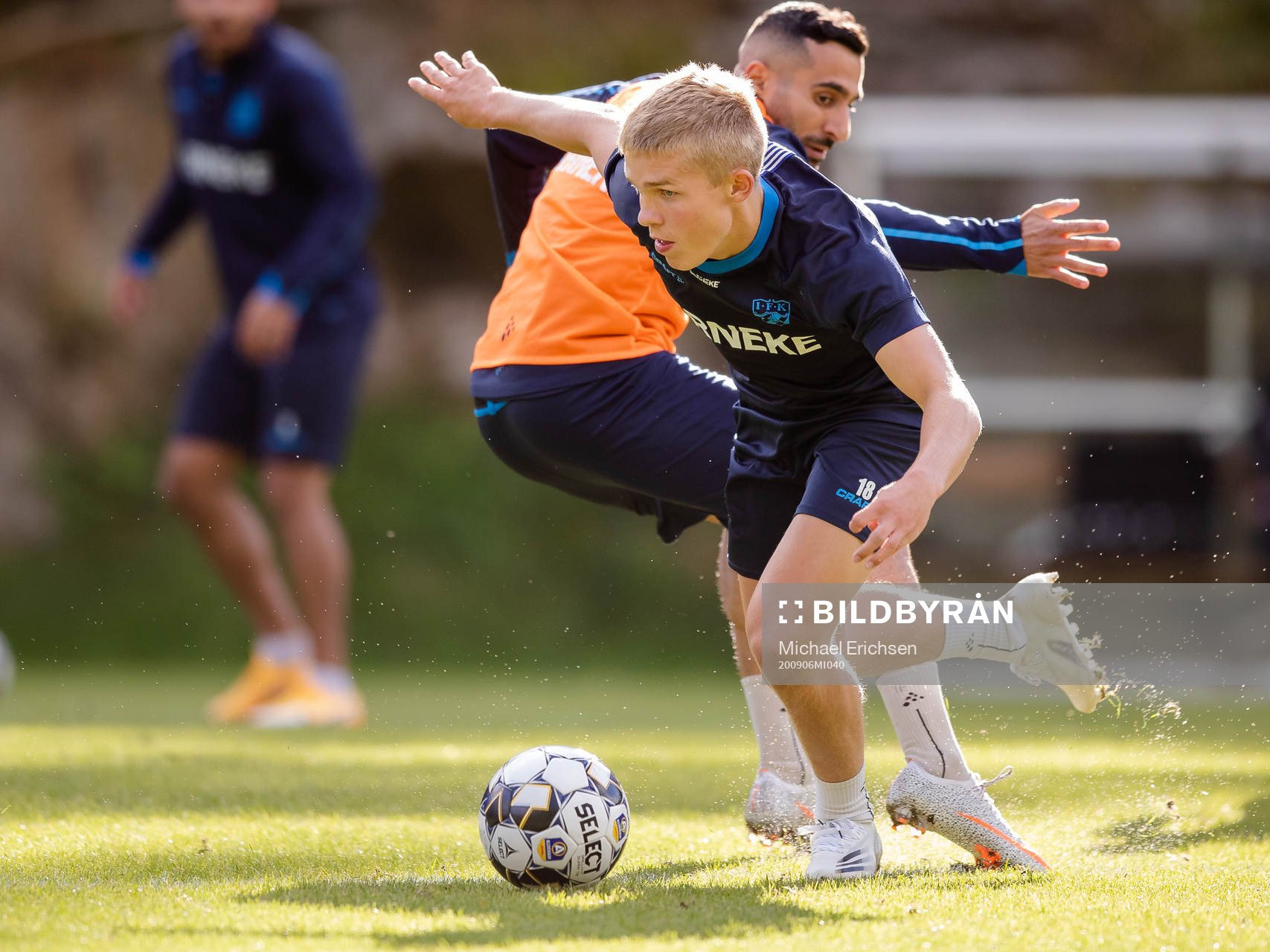 IFK Göteborgs Isak Dahlqvist och Sargon Abraham