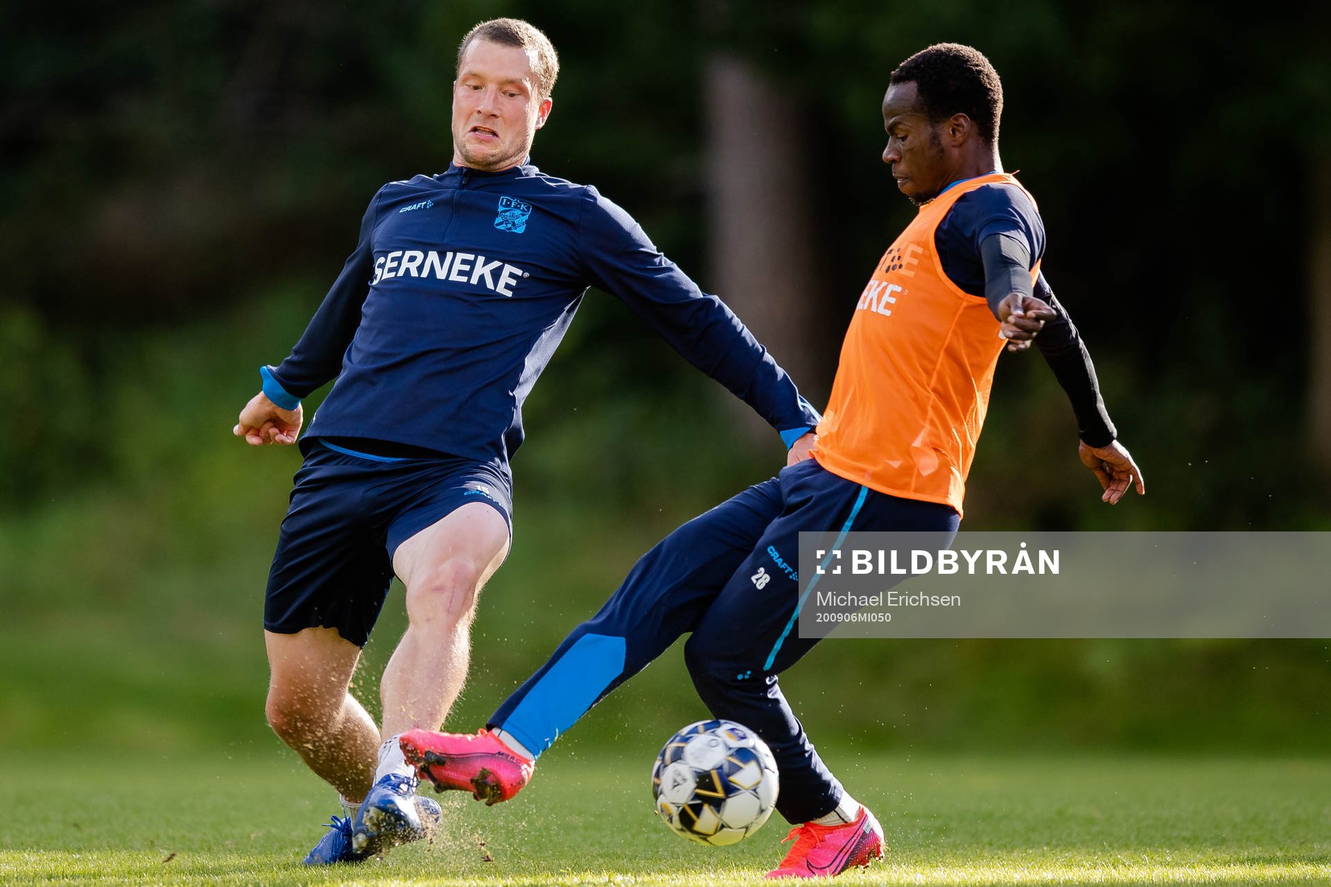 IFK Göteborgs Jakob Johansson och Alhassan Yusuf Abdullahi
