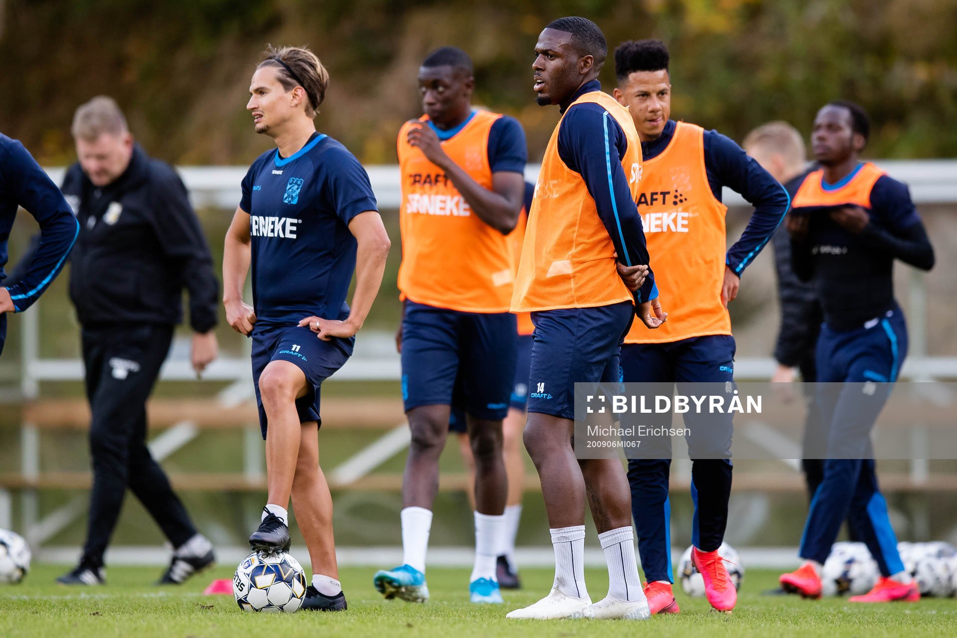 IFK Göteborgs Amin Affane och Christian Kouakou