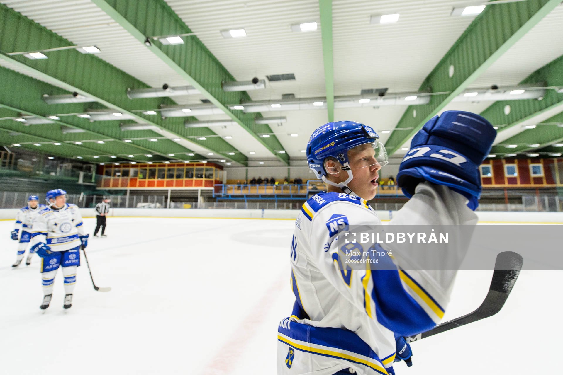 Leksands Emil Heineman jublar