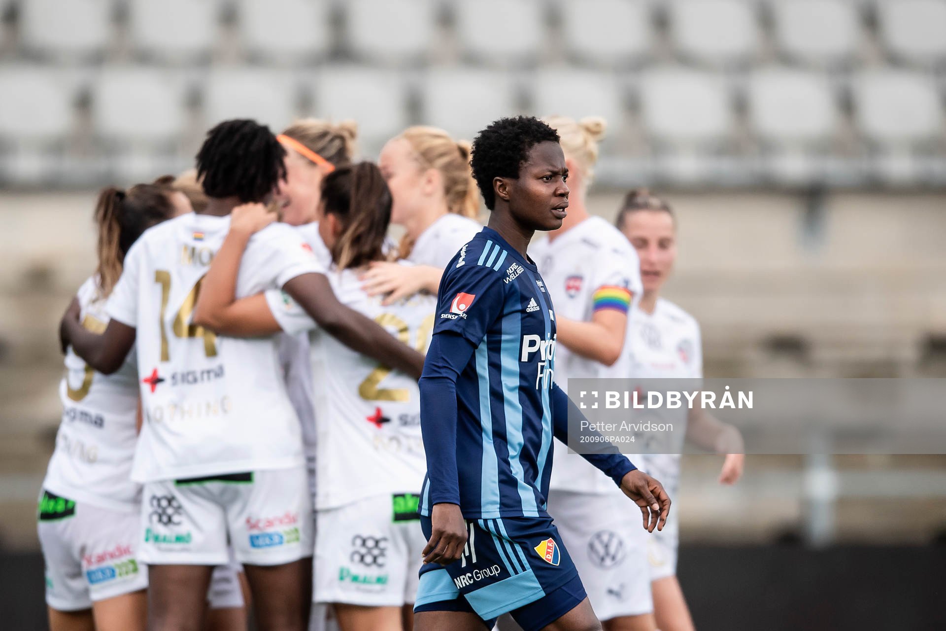 Djurgårdens Portia Boakye deppar