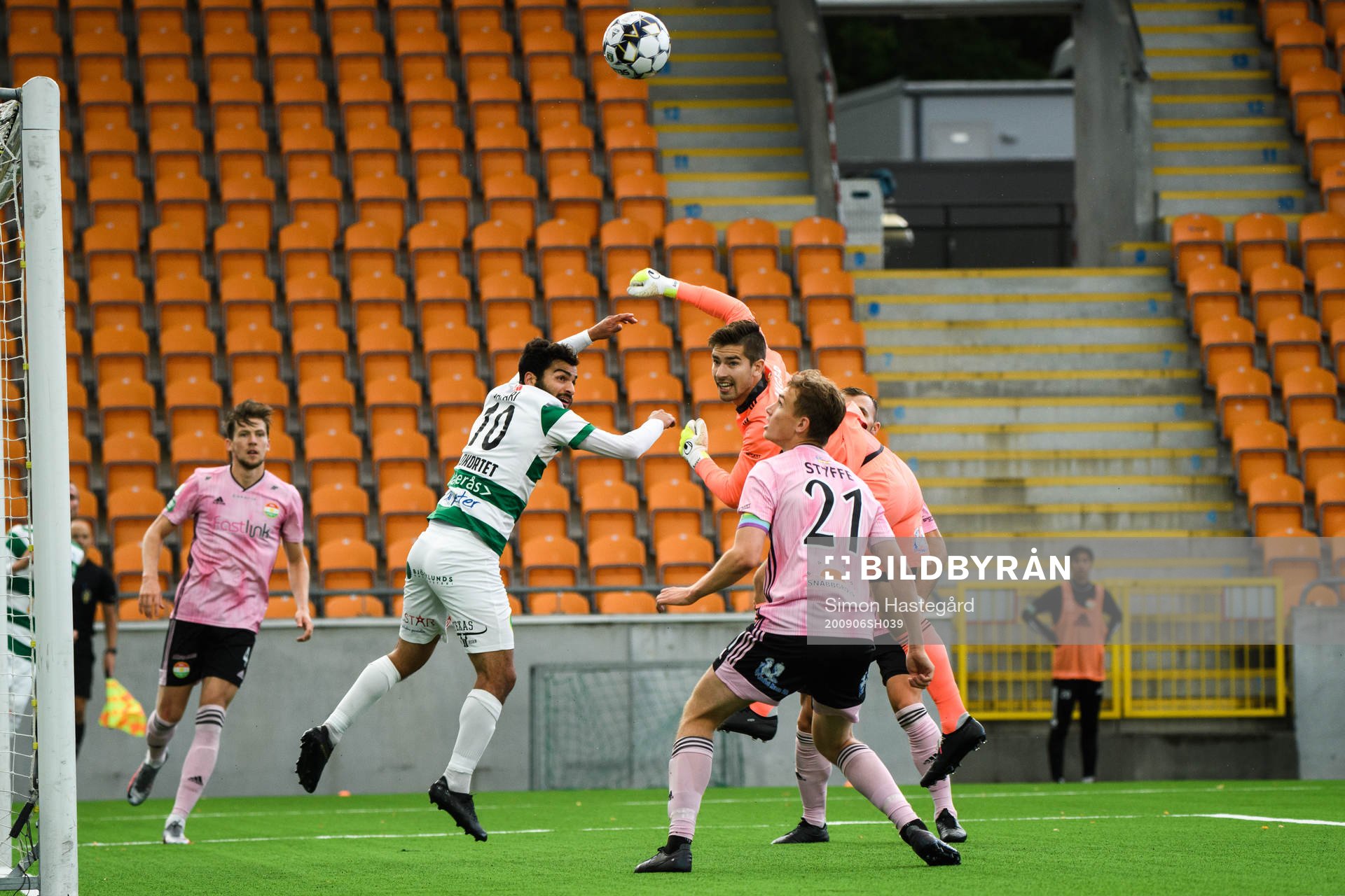 Västerås Karwan Safari och Dalkurds målvakt Filip