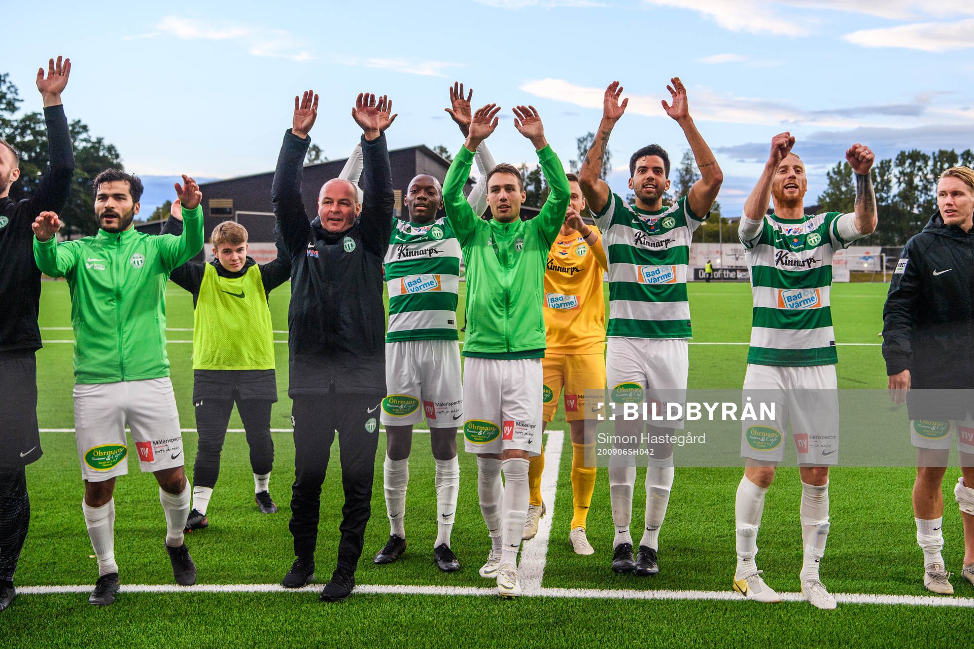 Västerås spelare jublar