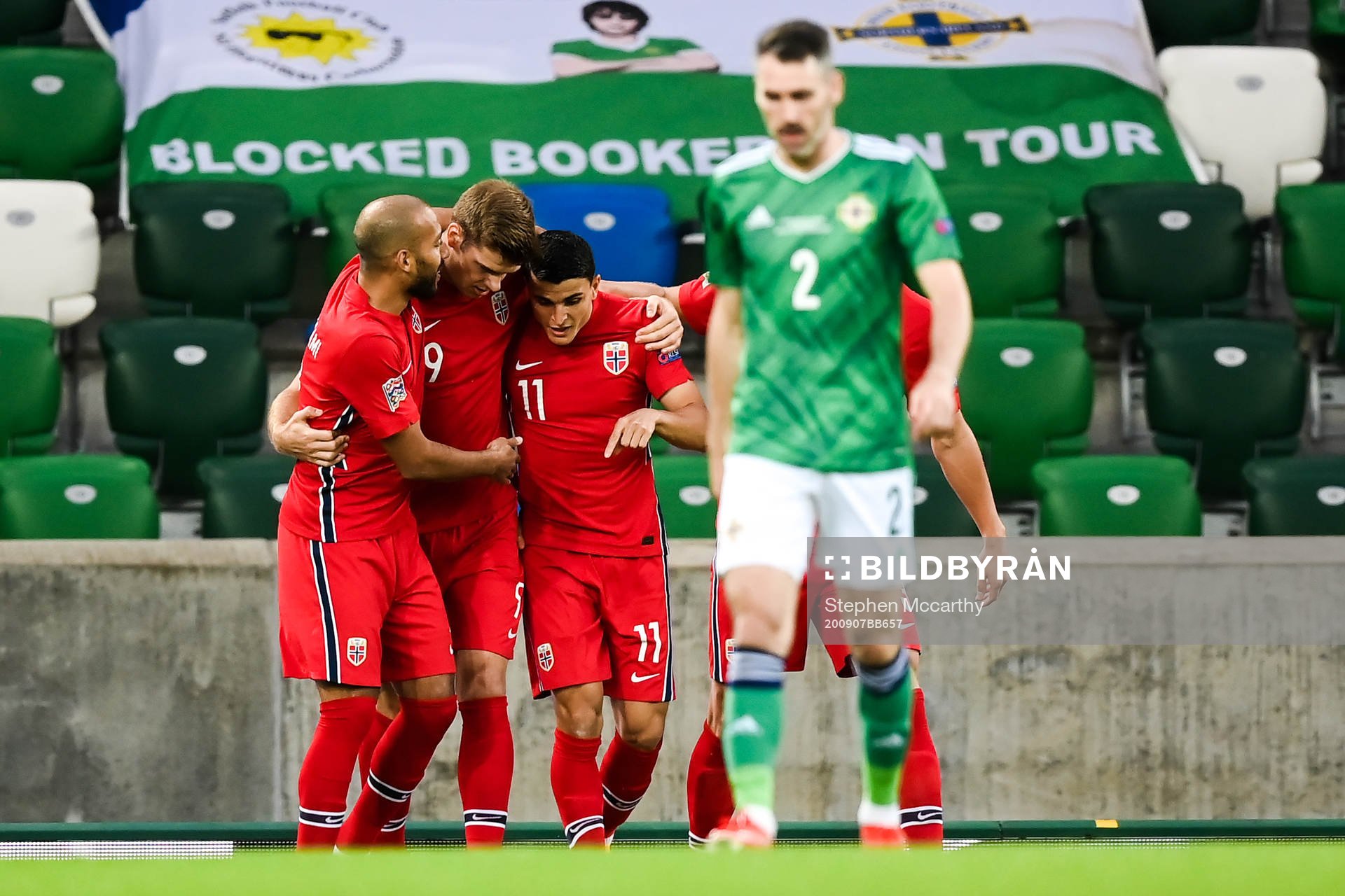 Haitam Aleesami, Alexander Sørloth and Mohamed «Moi»