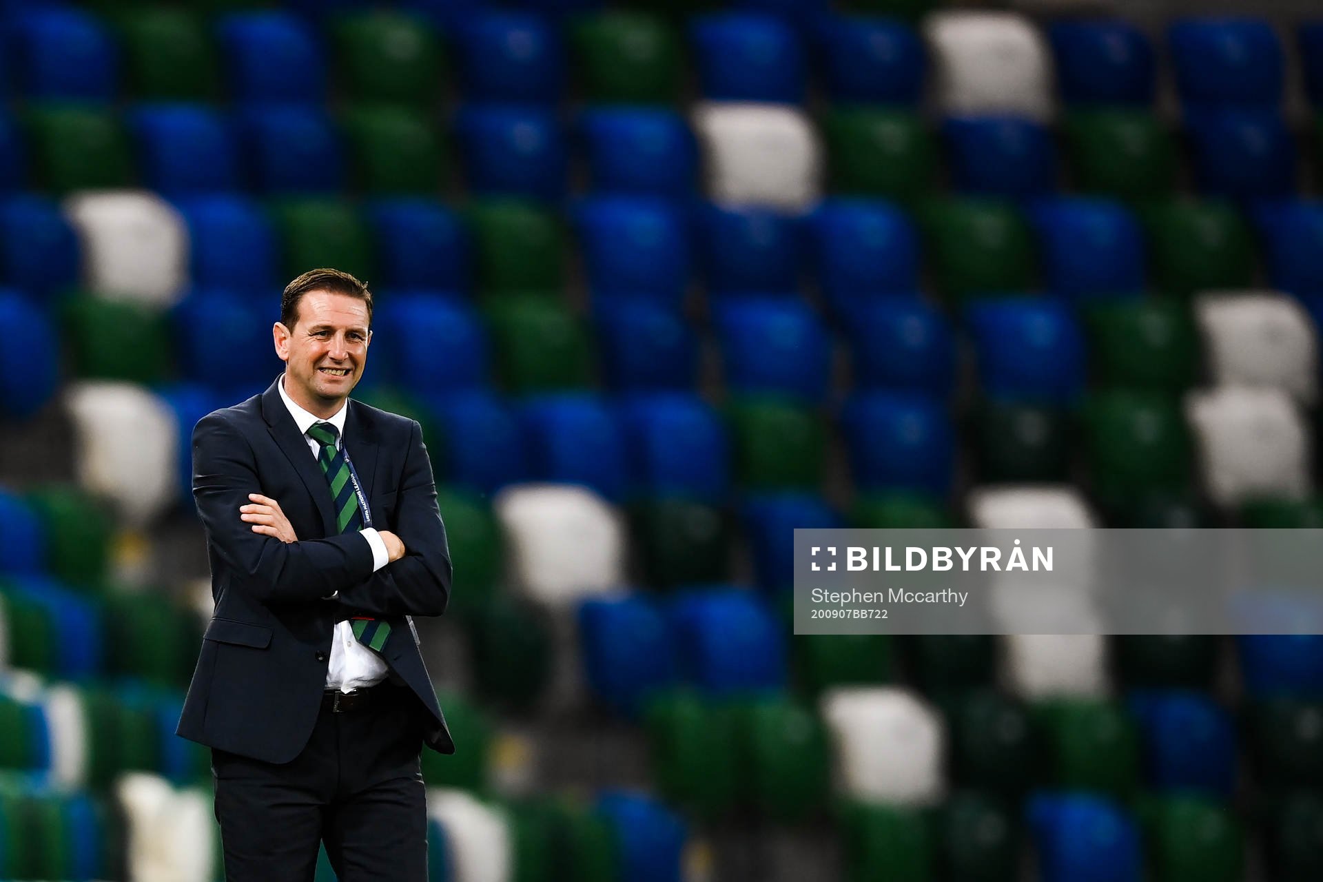Head coach Ian Baraclough of Northern Ireland