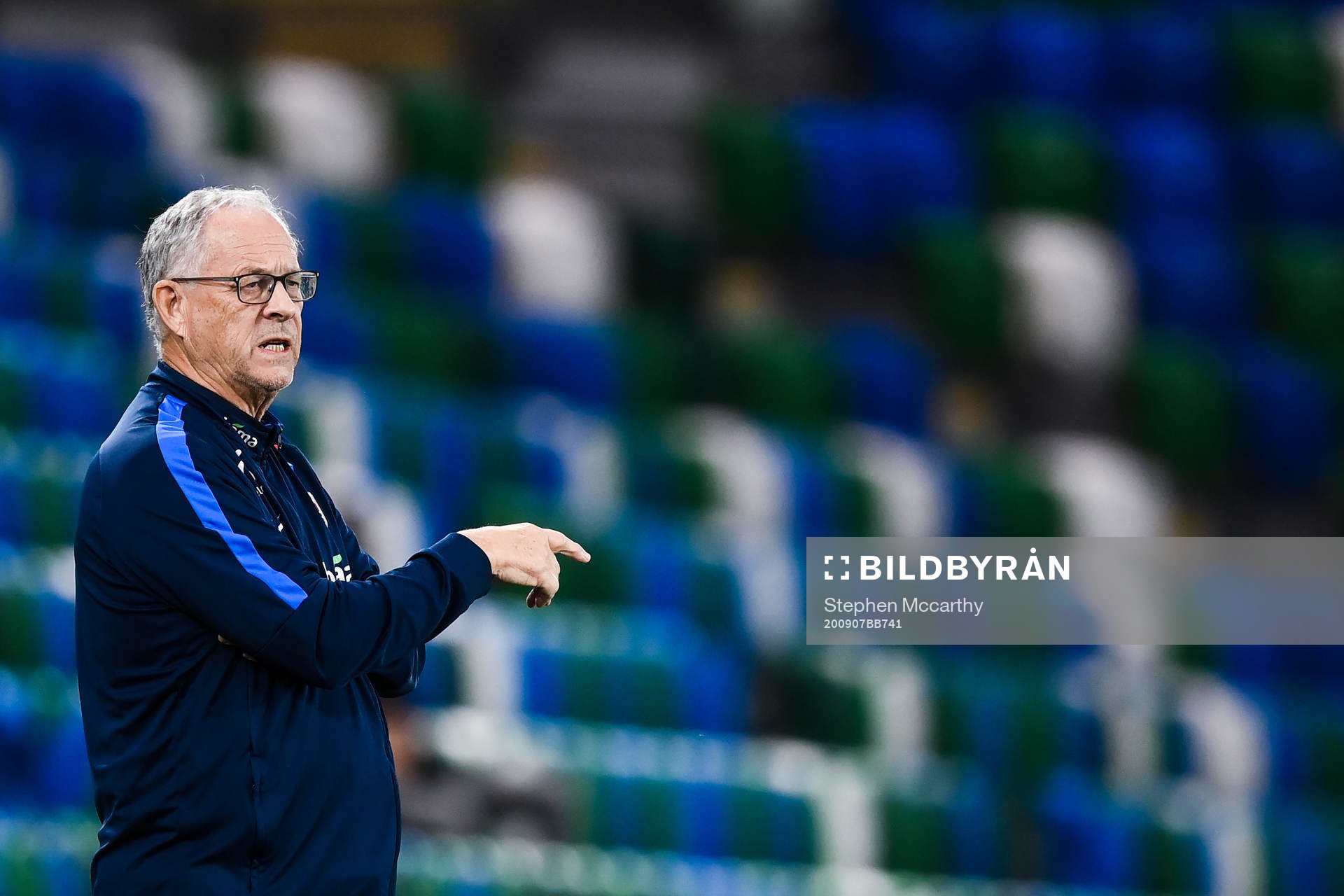 Lars Lagerbäck, head coach of Norway