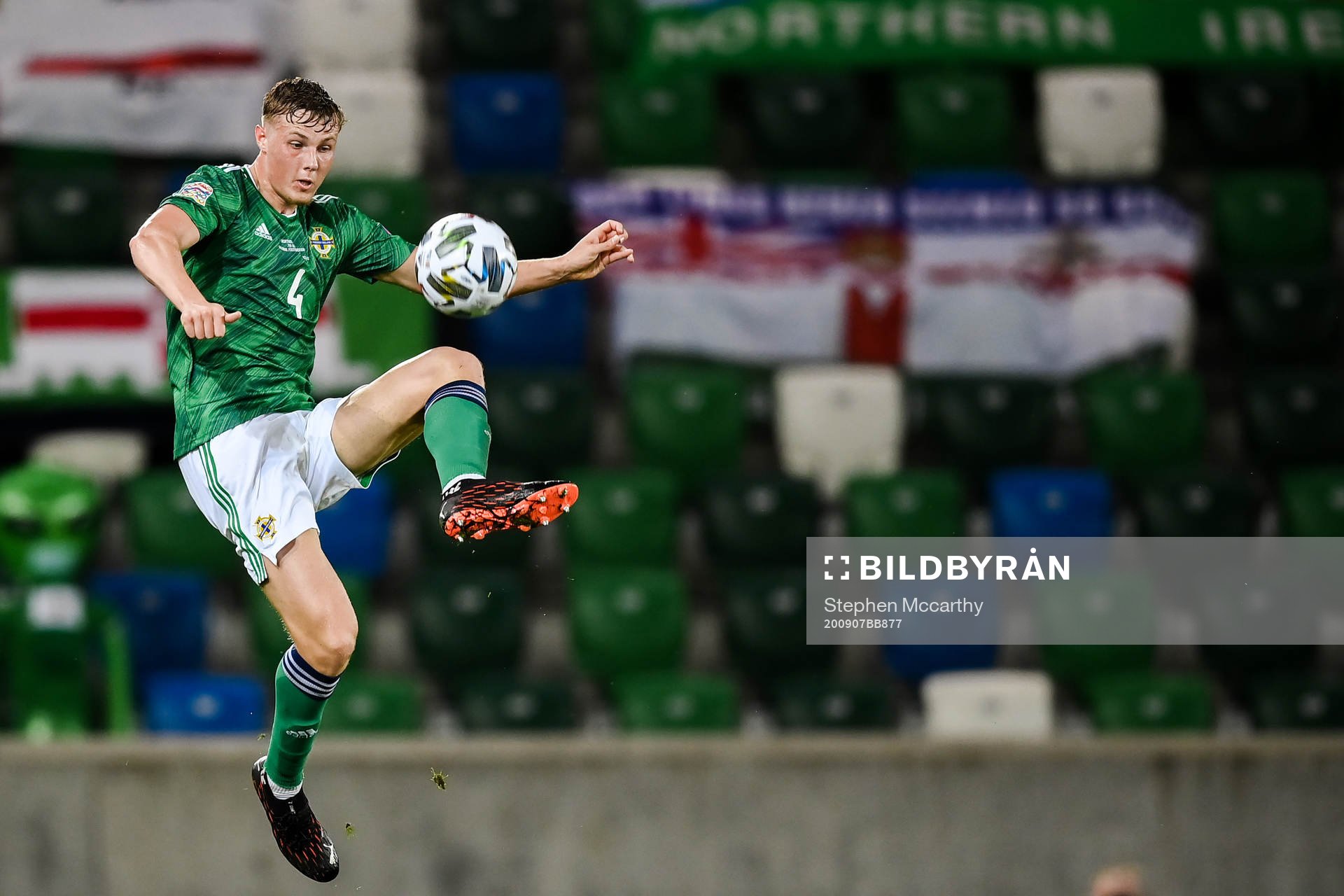 Daniel Ballard of Northern Ireland