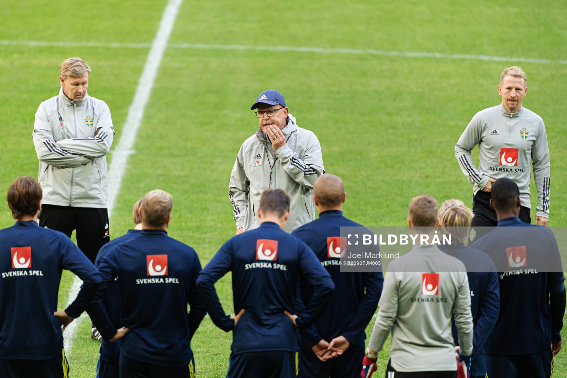 Head coach Janne Andersson of the Swedish national football