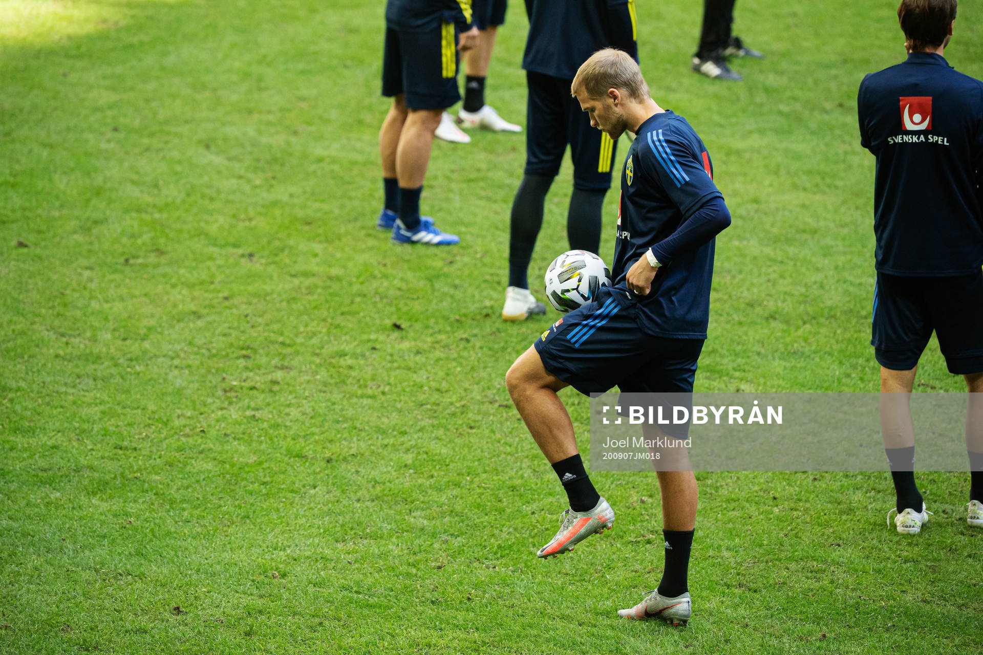 Sebastian Andersson of the Swedish national football team