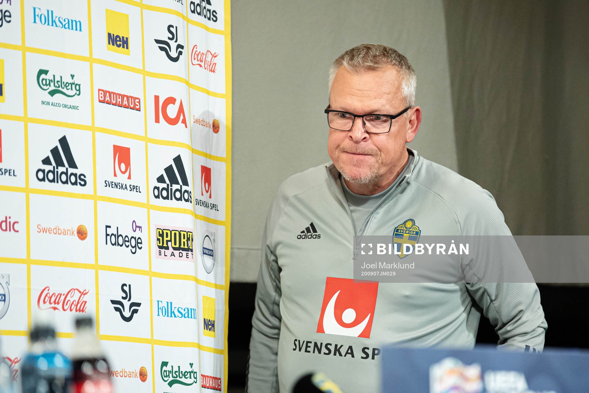 Head coach Janne Andersson of the Swedish national football