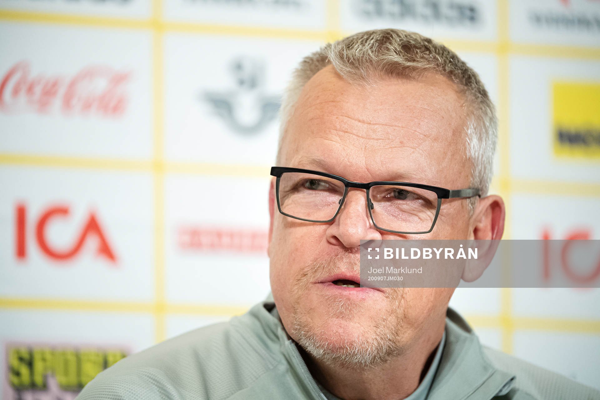 Head coach Janne Andersson of the Swedish national football