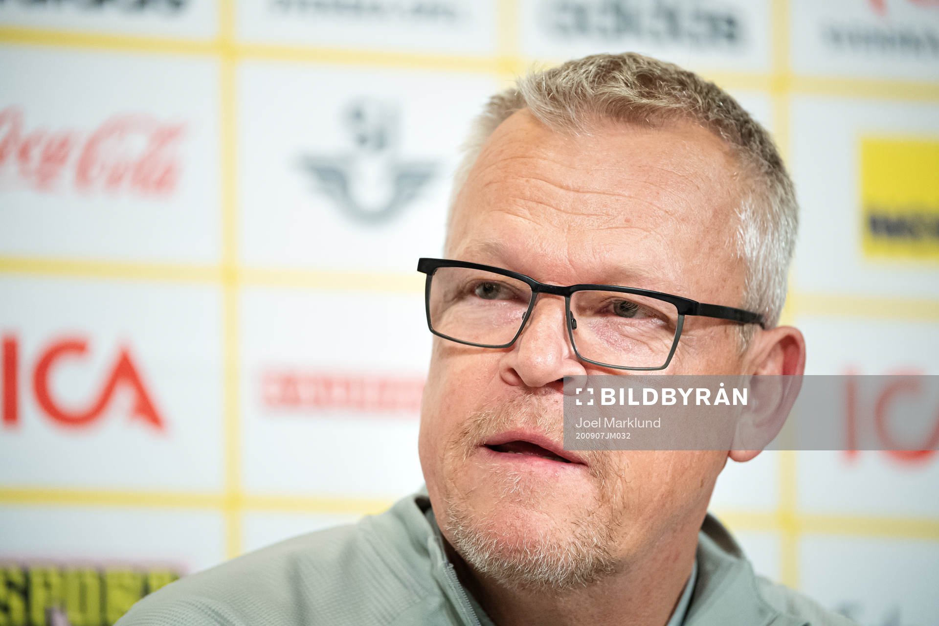 Head coach Janne Andersson of the Swedish national football