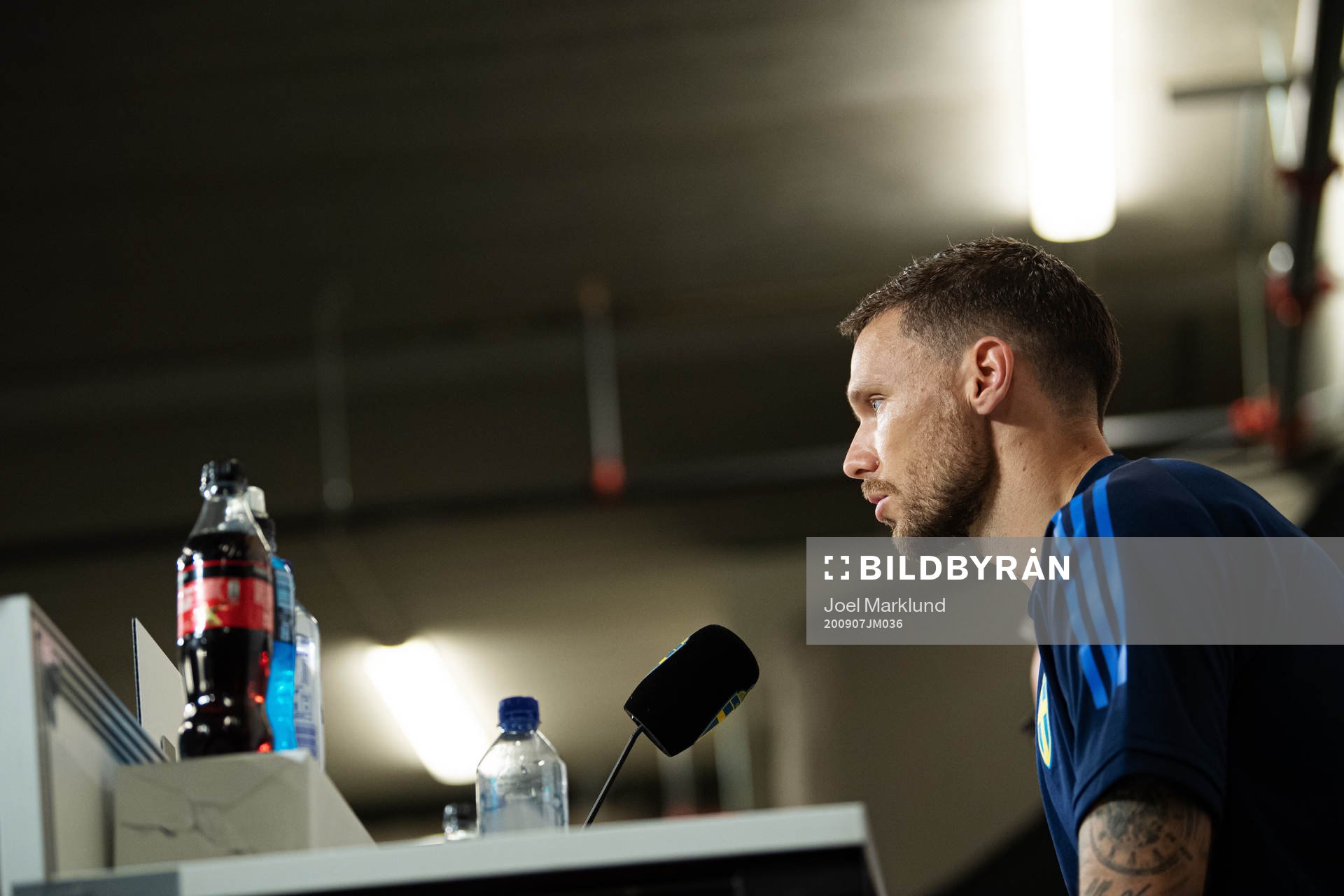 Marcus Berg of the Swedish national football team