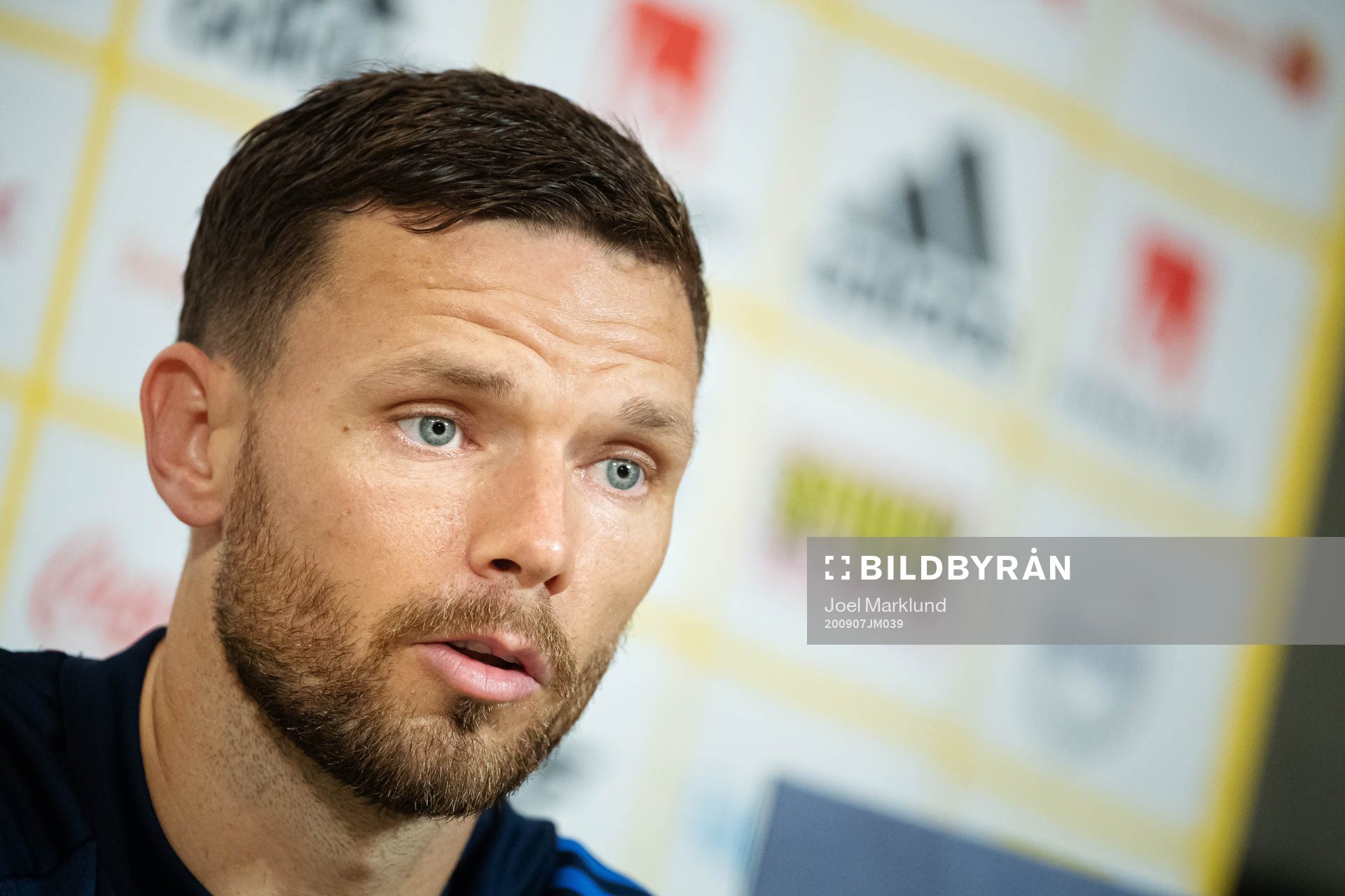 Marcus Berg of the Swedish national football team