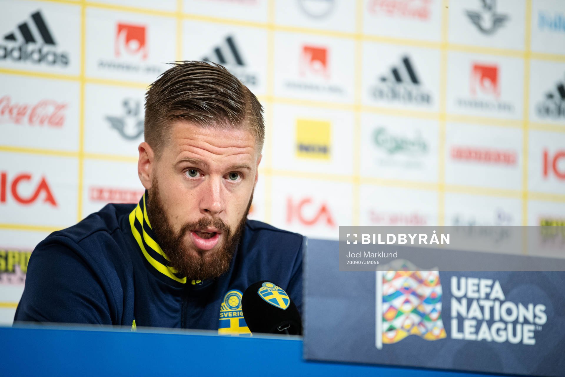 Pontus Jansson of the Swedish national football team