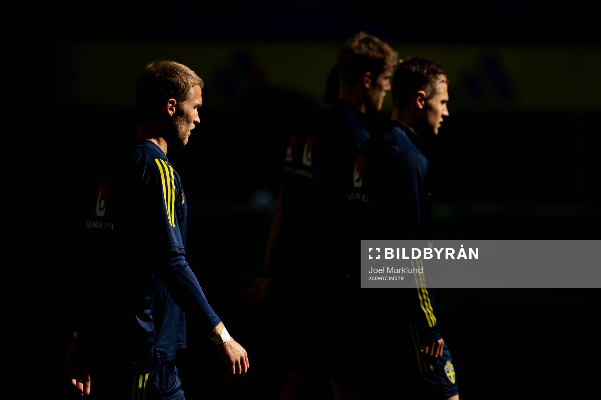 Sebastian Andersson of the Swedish national football team during a training session on September 7, 2020 in Stockholm.