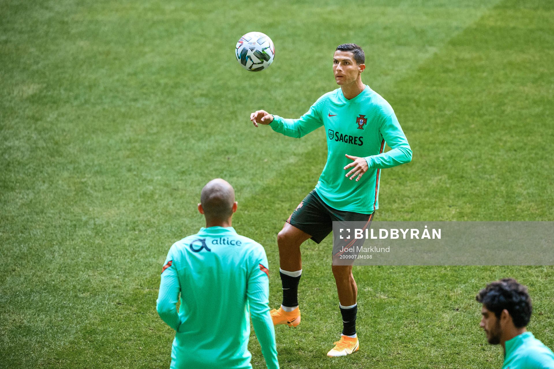 Cristiano Ronaldo of the Portuguese national football team