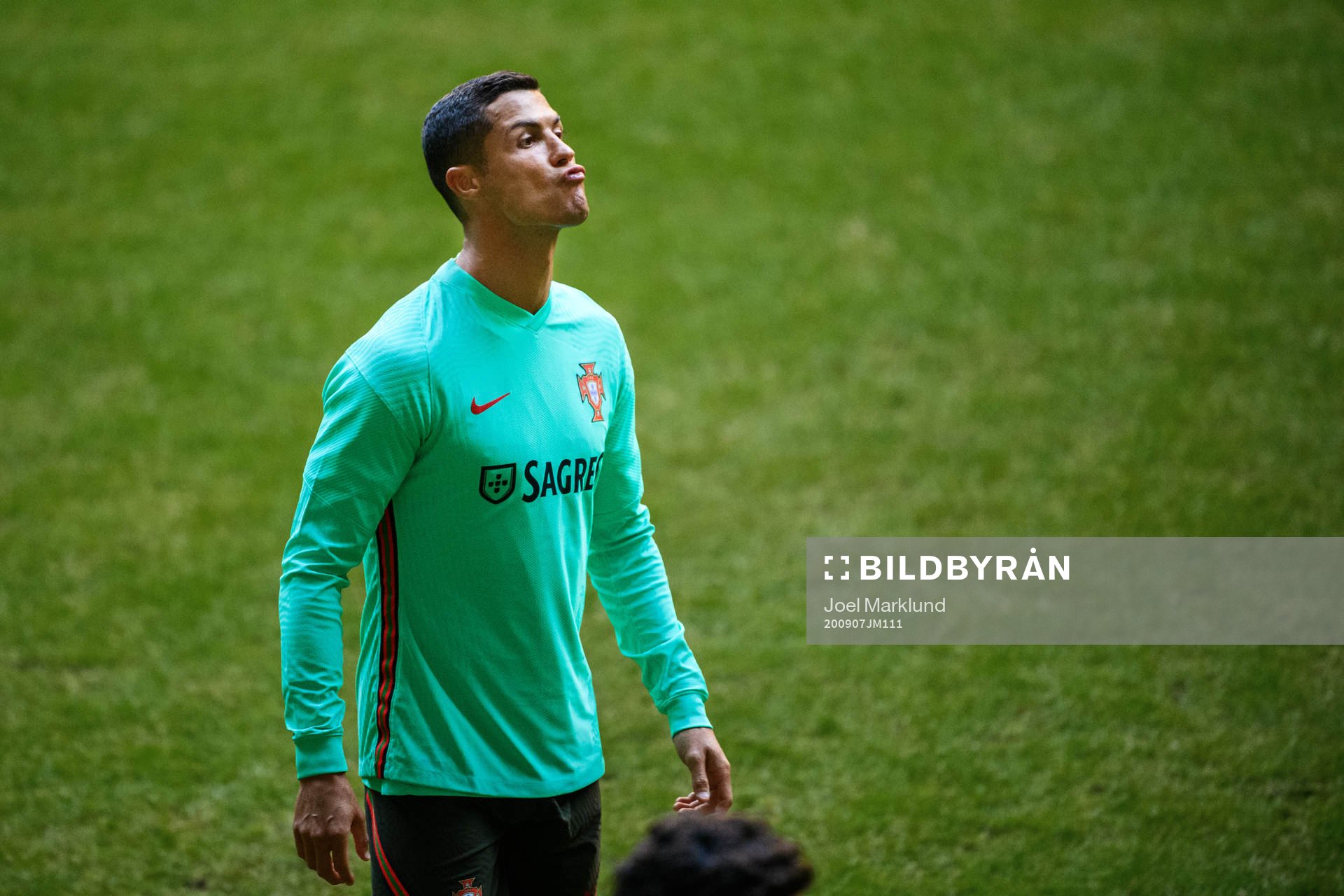 Cristiano Ronaldo of the Portuguese national football team