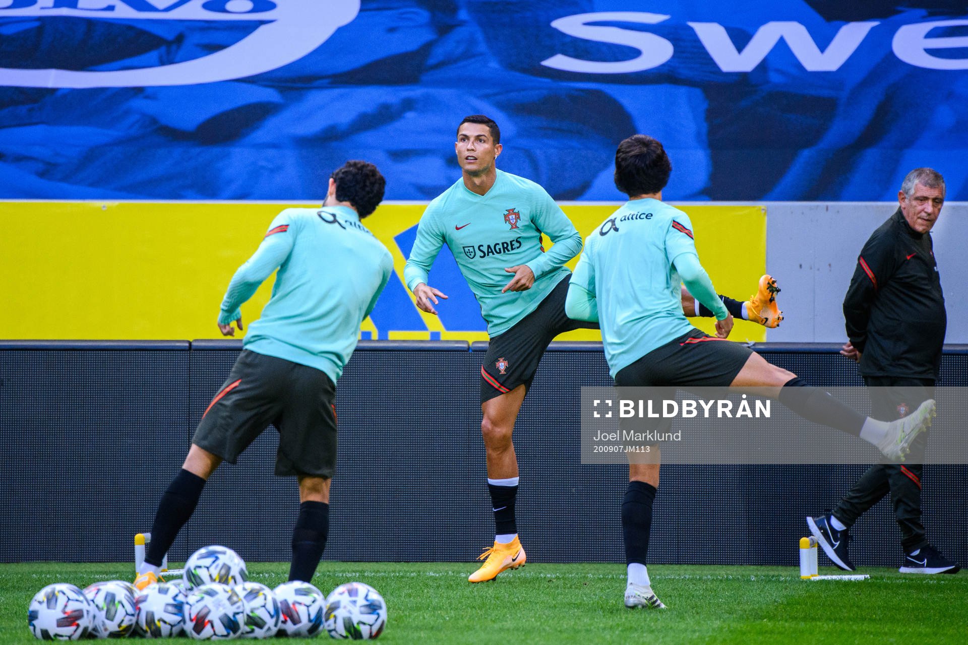 Cristiano Ronaldo of the Portuguese national football team